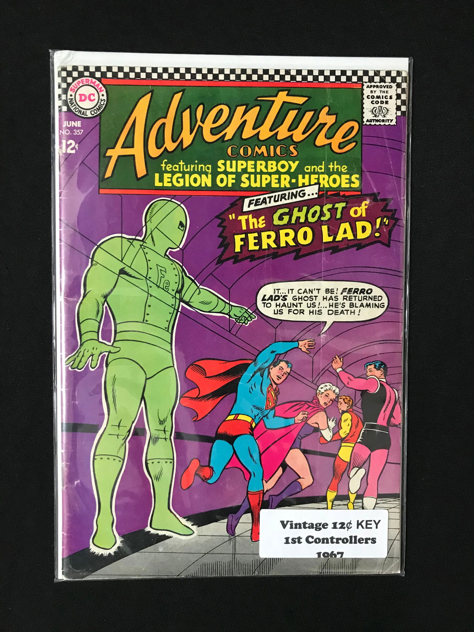 DC COMICS ADVENTURE COMICS NO.357 (1ST APPEARANCE CONTROLLERS) (1 of 1)