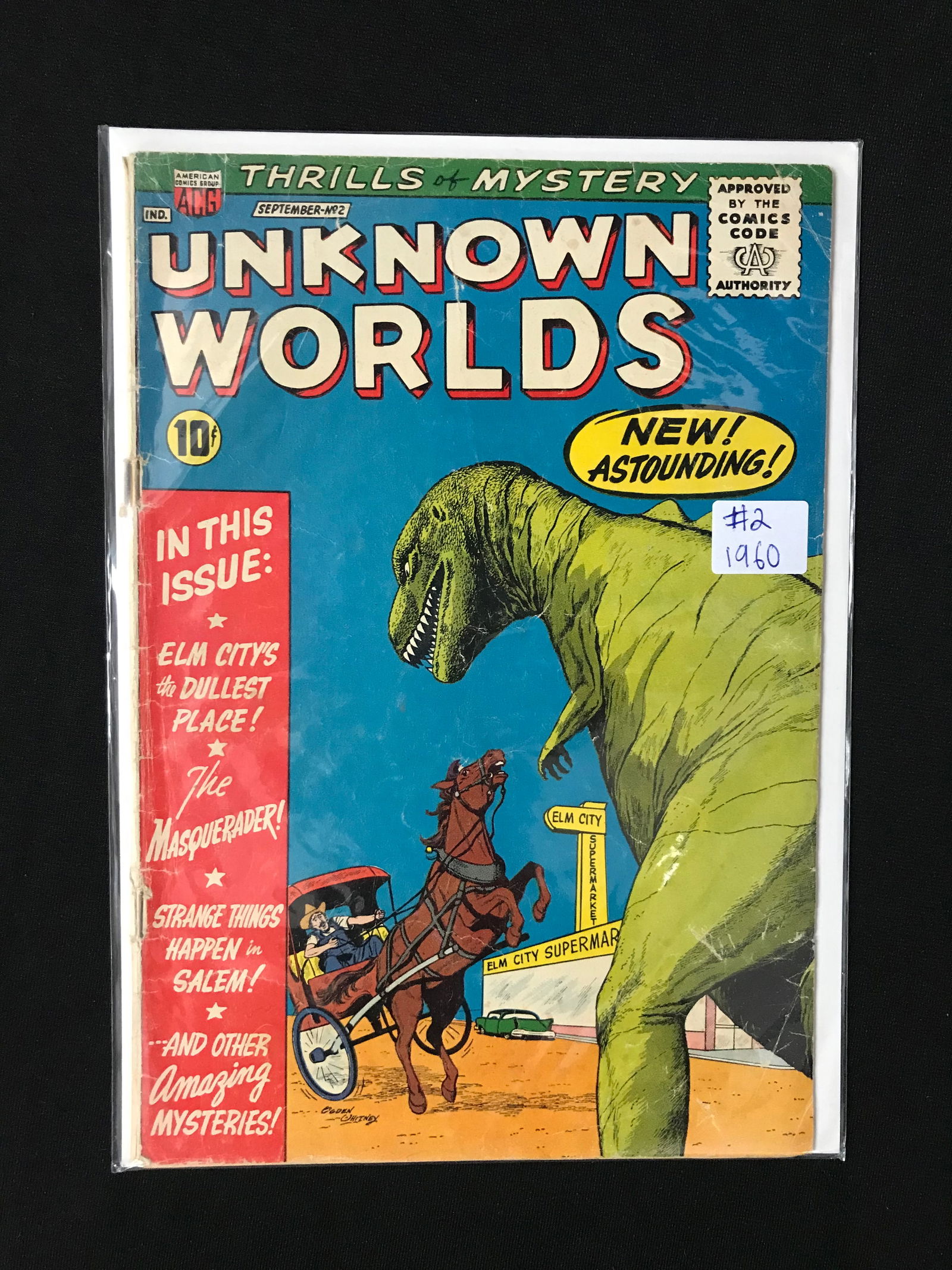 ACG COMICS UNKNOWN WORLDS NO.2 (1960 GOLDEN AGE COMICS) (1 of 1)