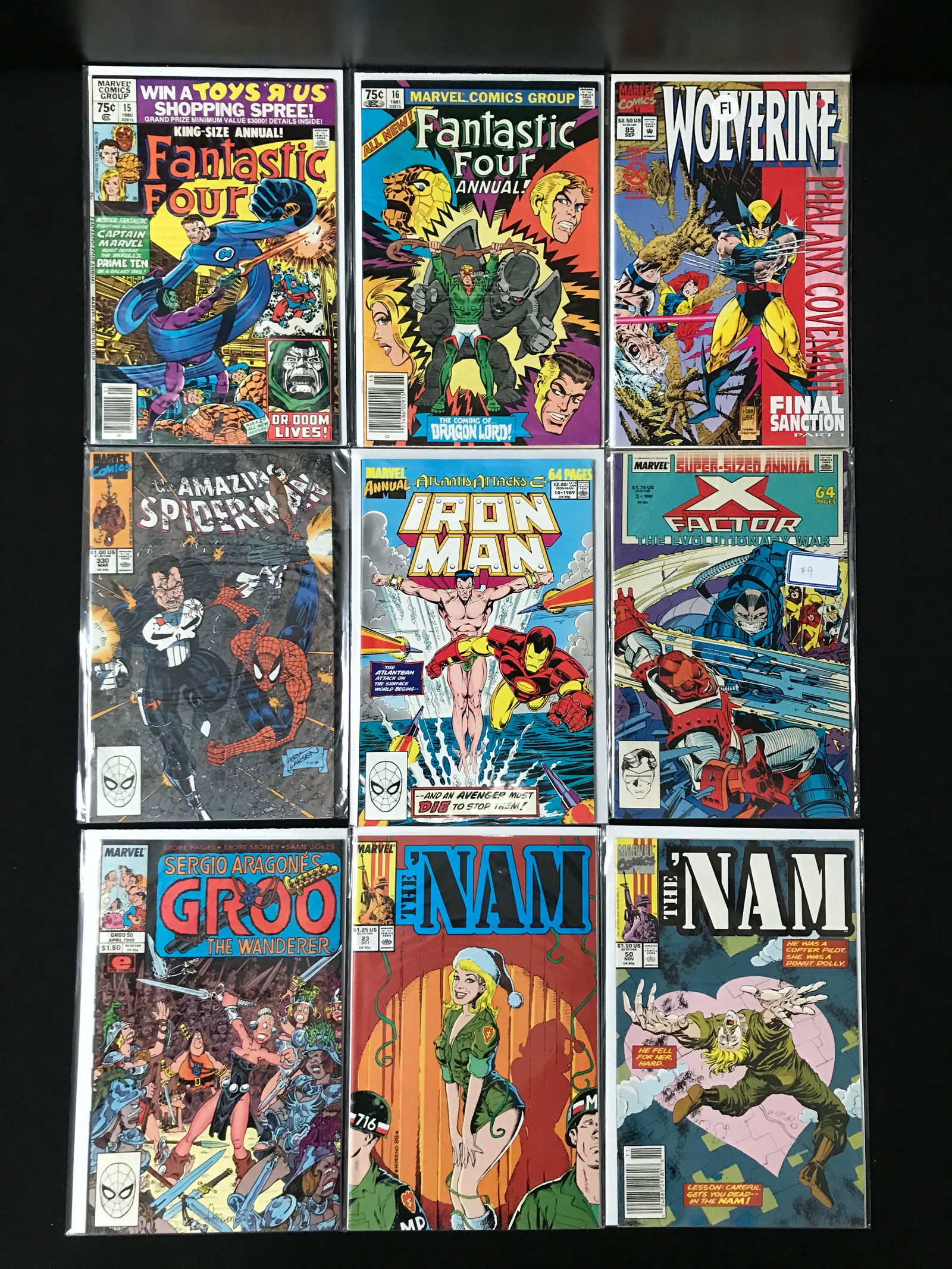 MARVEL COMICS SUPERHERO COMIC BOOK LOT (1 of 1)