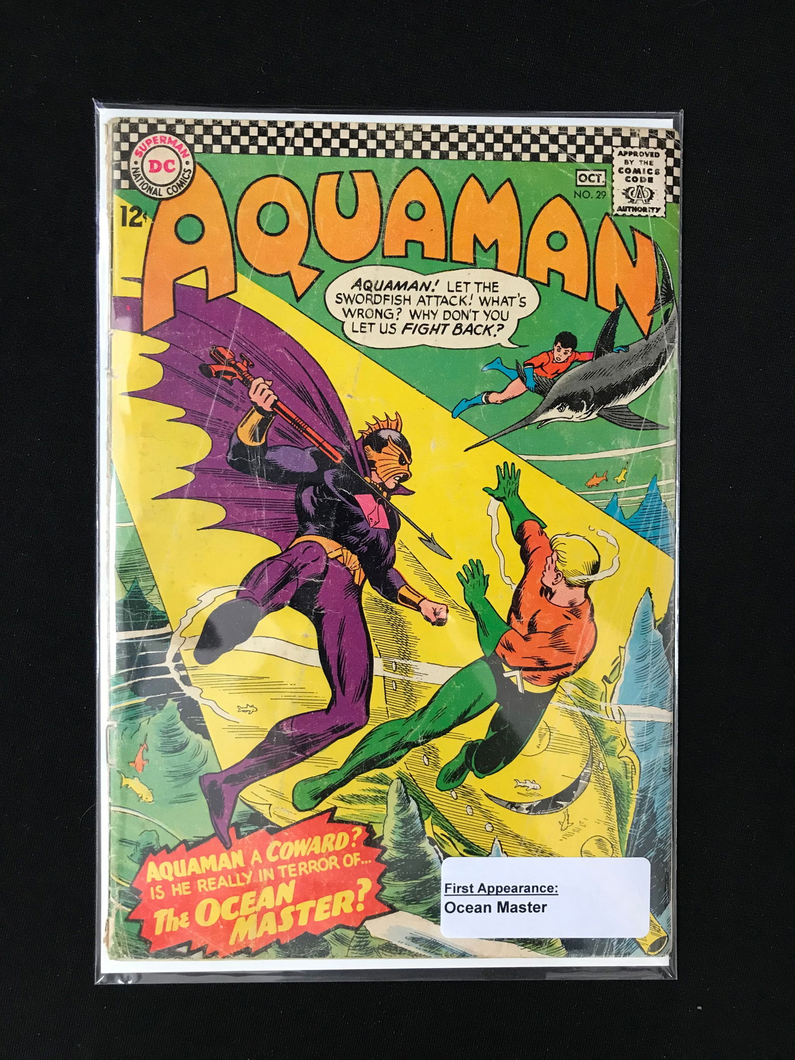 DC COMICS AQUAMAN NO.29 (1ST APPEARANCE OCEAN MASTER (1 of 1)