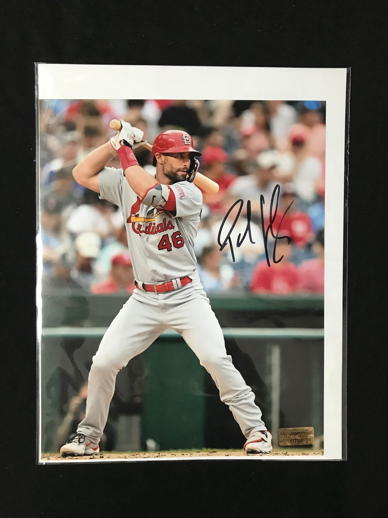 PAUL GOLDSCHMIDT SIGNED 8 X 10 (AUTOGRAPH EXPERTS COA) (1 of 2)