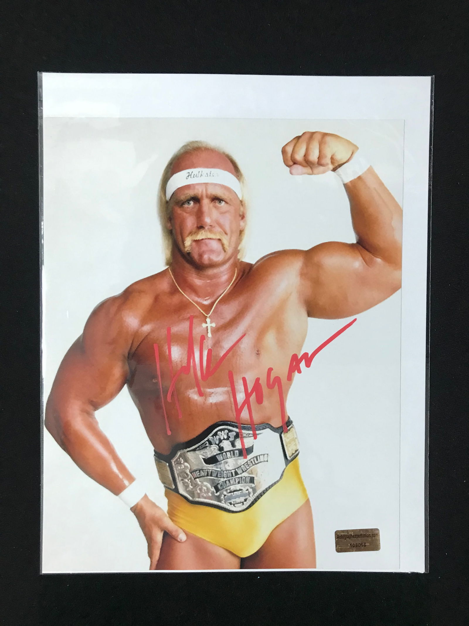 HULK HOGAN SIGNED 8 X 10 (AUTOGRAPH EXPERT COA) (1 of 2)
