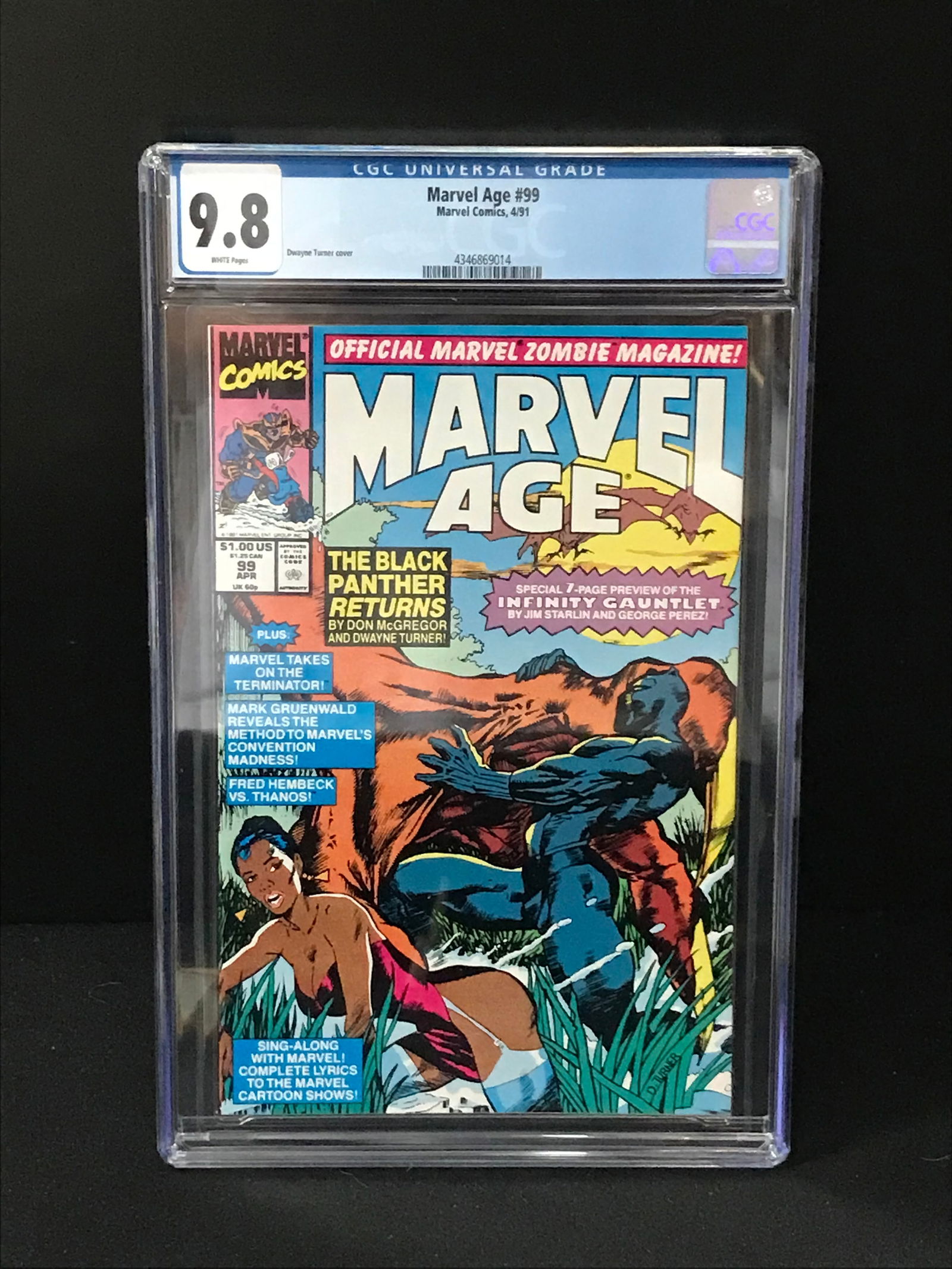 MARVEL COMICS NO.99 MARVEL AGE CDC GRADED 9.8 (1 of 1)