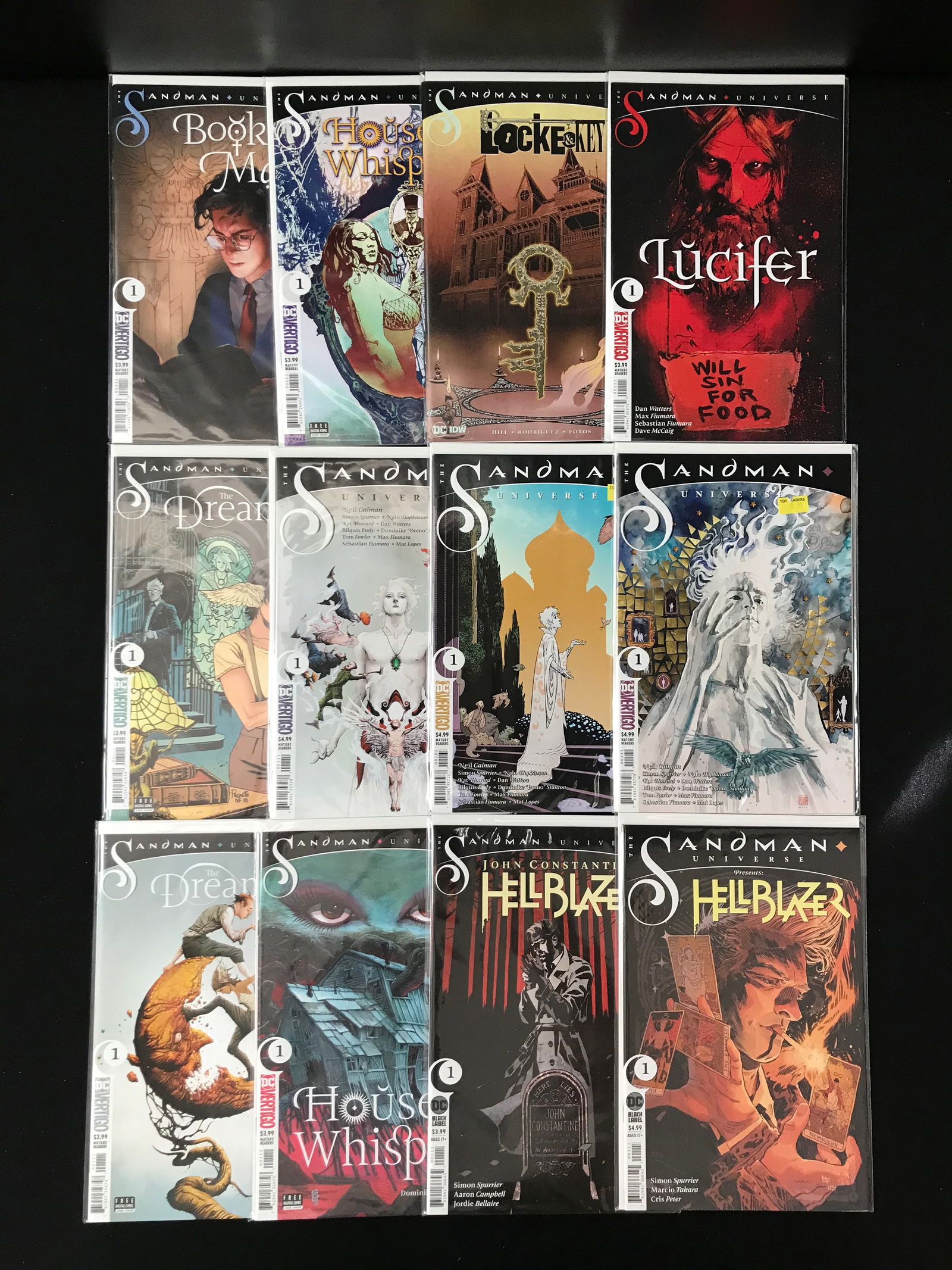LOT OF 12 COMICS VARIOUS TITLES (SANDMAN COMICS) (1 of 1)