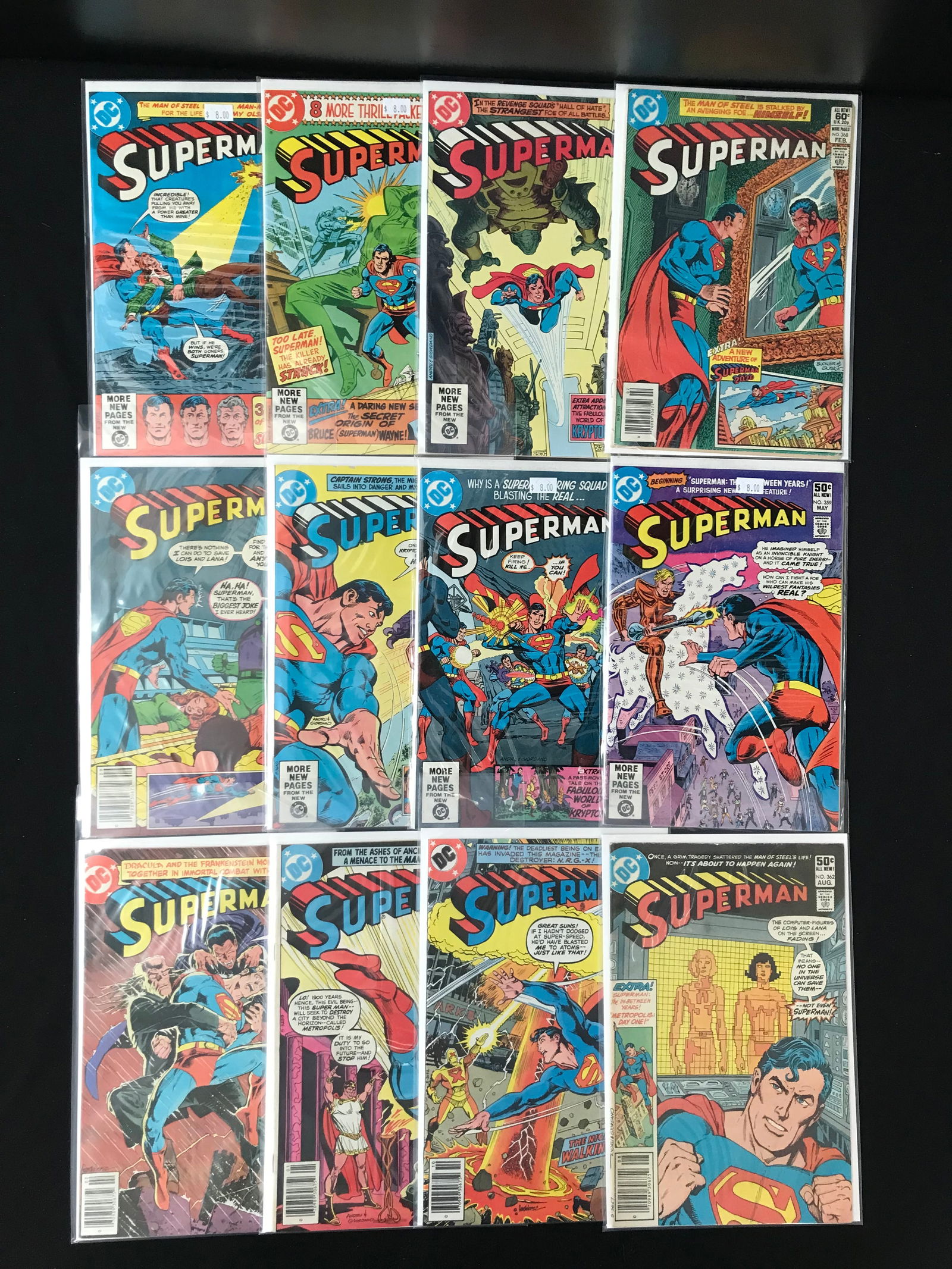 LOT OF 12 SUPERMAN COMICS (DC COMICS) (1 of 1)