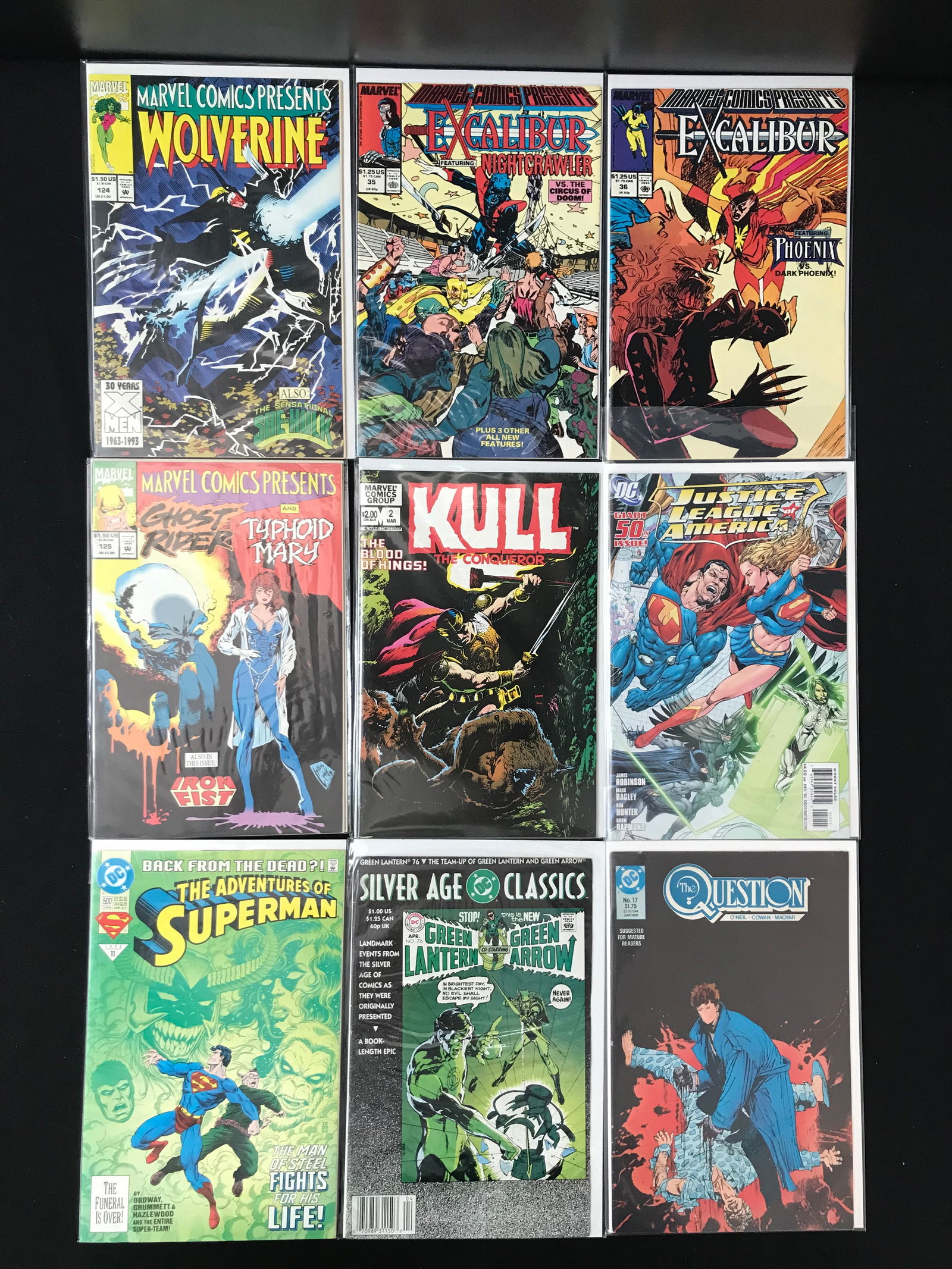 LOT OF 9 COMICS VARIOUS TITLES (DC/MARVEL COMICS) (1 of 1)