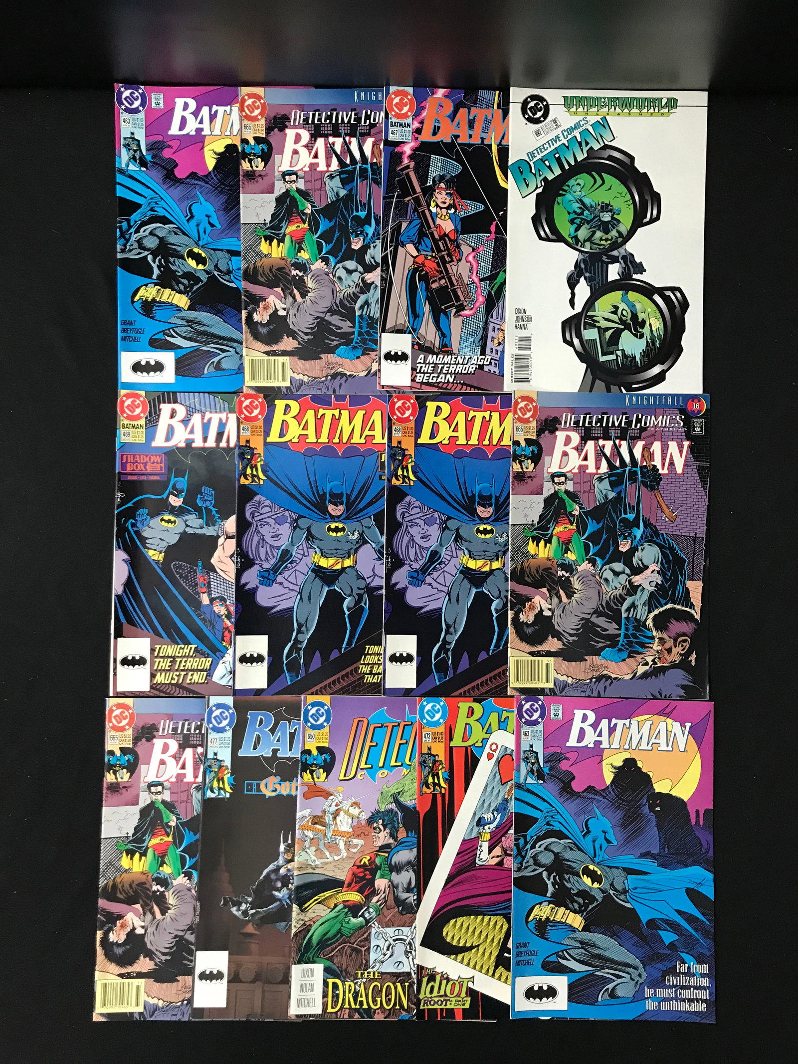 LOT OF 14 BATMAN COMICS (DC COMICS): Prices are in Canadian dollars