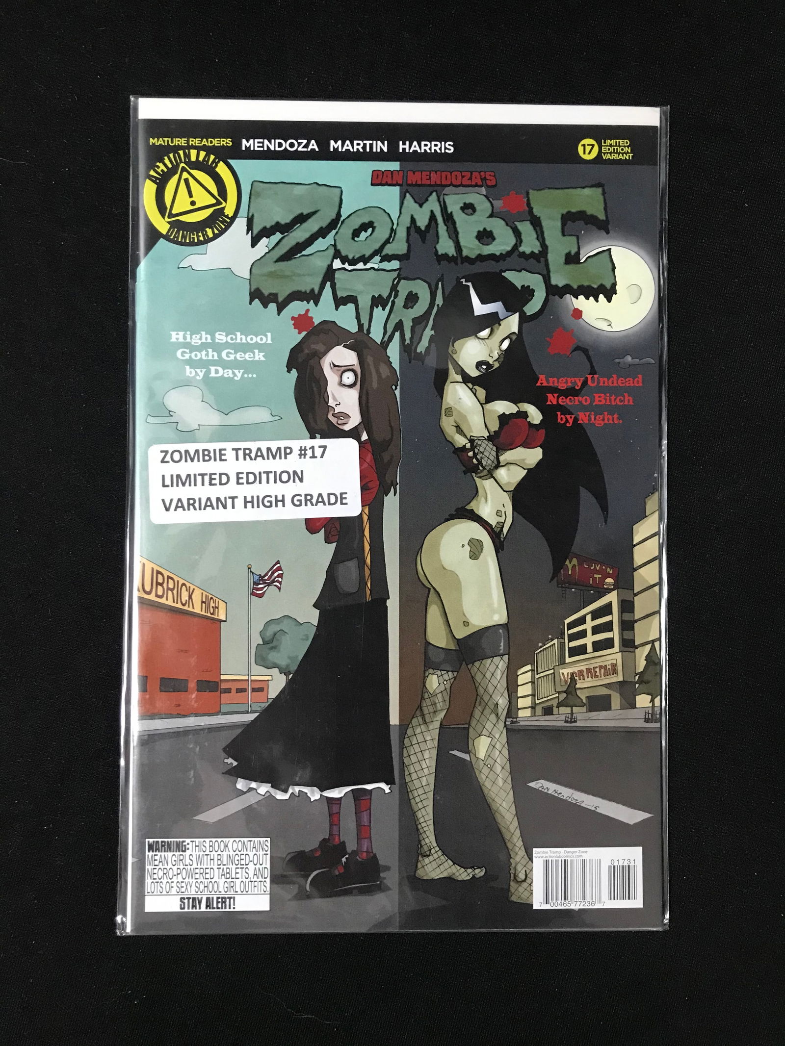 ACTION LAB COMICS NO.17 ZOMBIE TRAP (1 of 1)