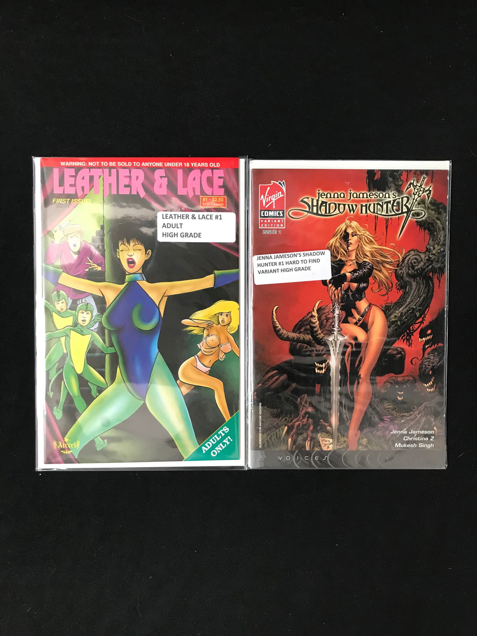 LOT OF 2 COMICS VARIOUS TITLES (INDI COMICS) (1 of 1)