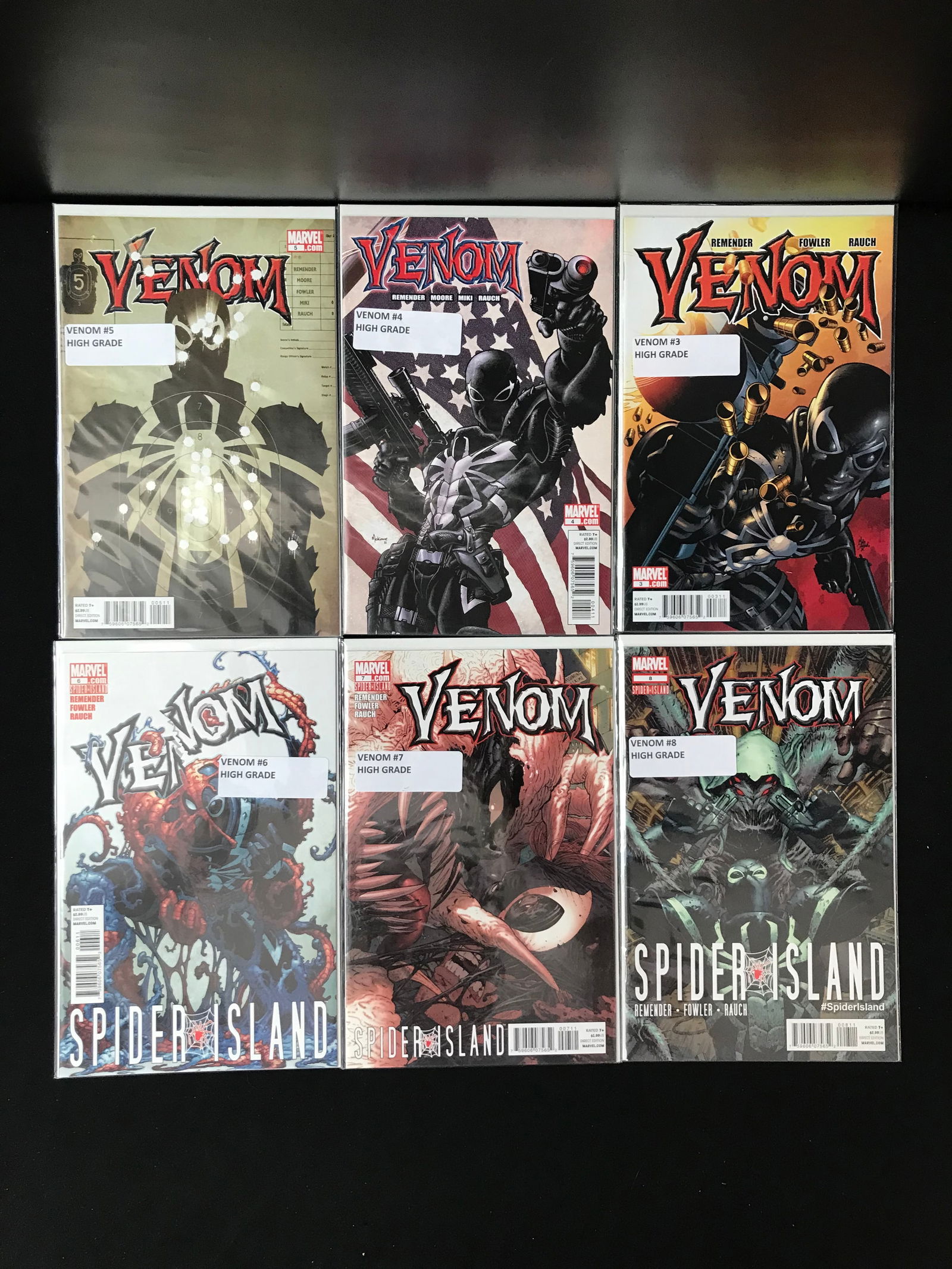 LOT OF 6 VENOM COMICS (MARVEL COMICS) (1 of 1)