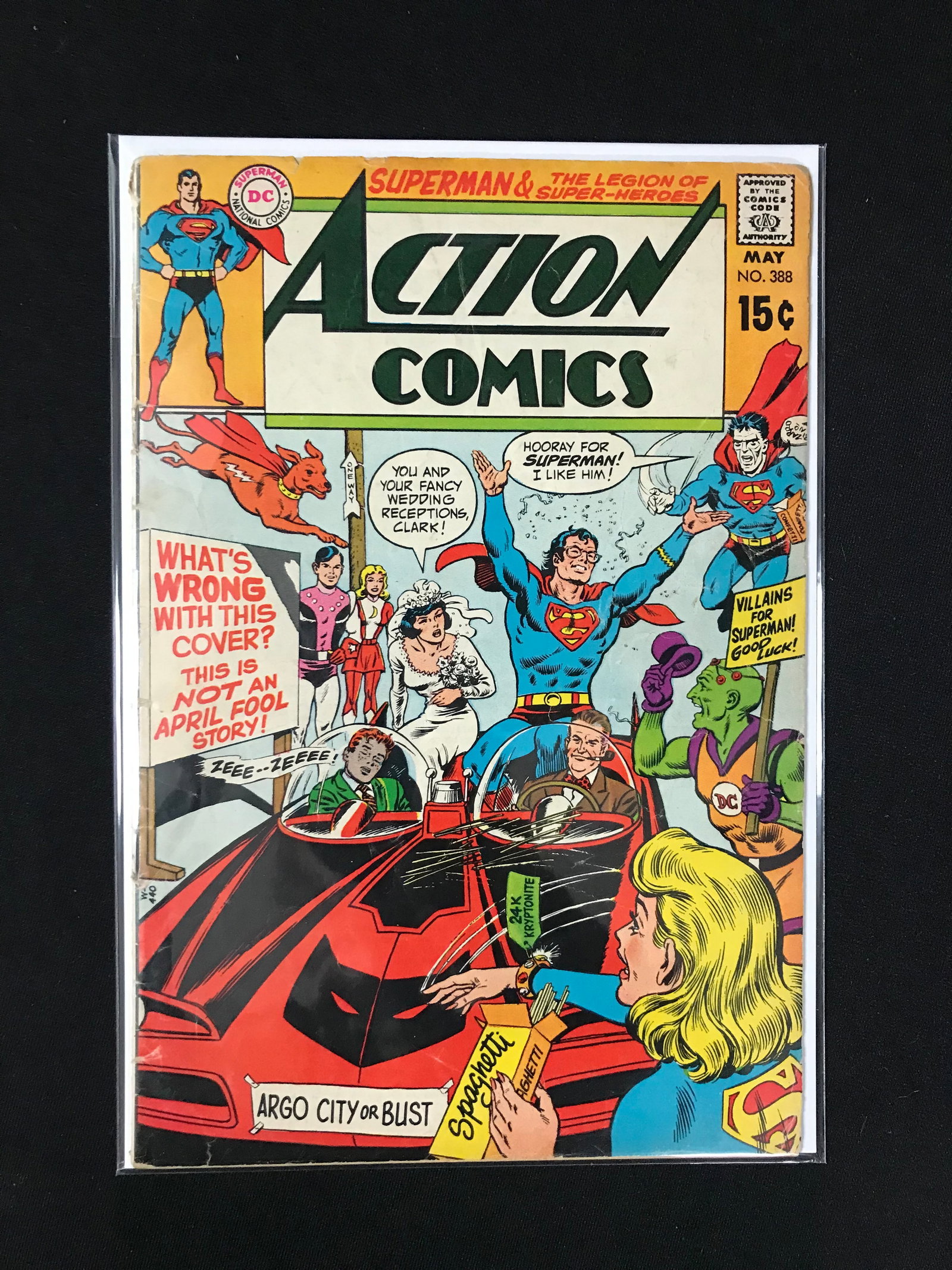 DC COMICS NO.388 ACTION COMICS: Prices are in Canadian dollars