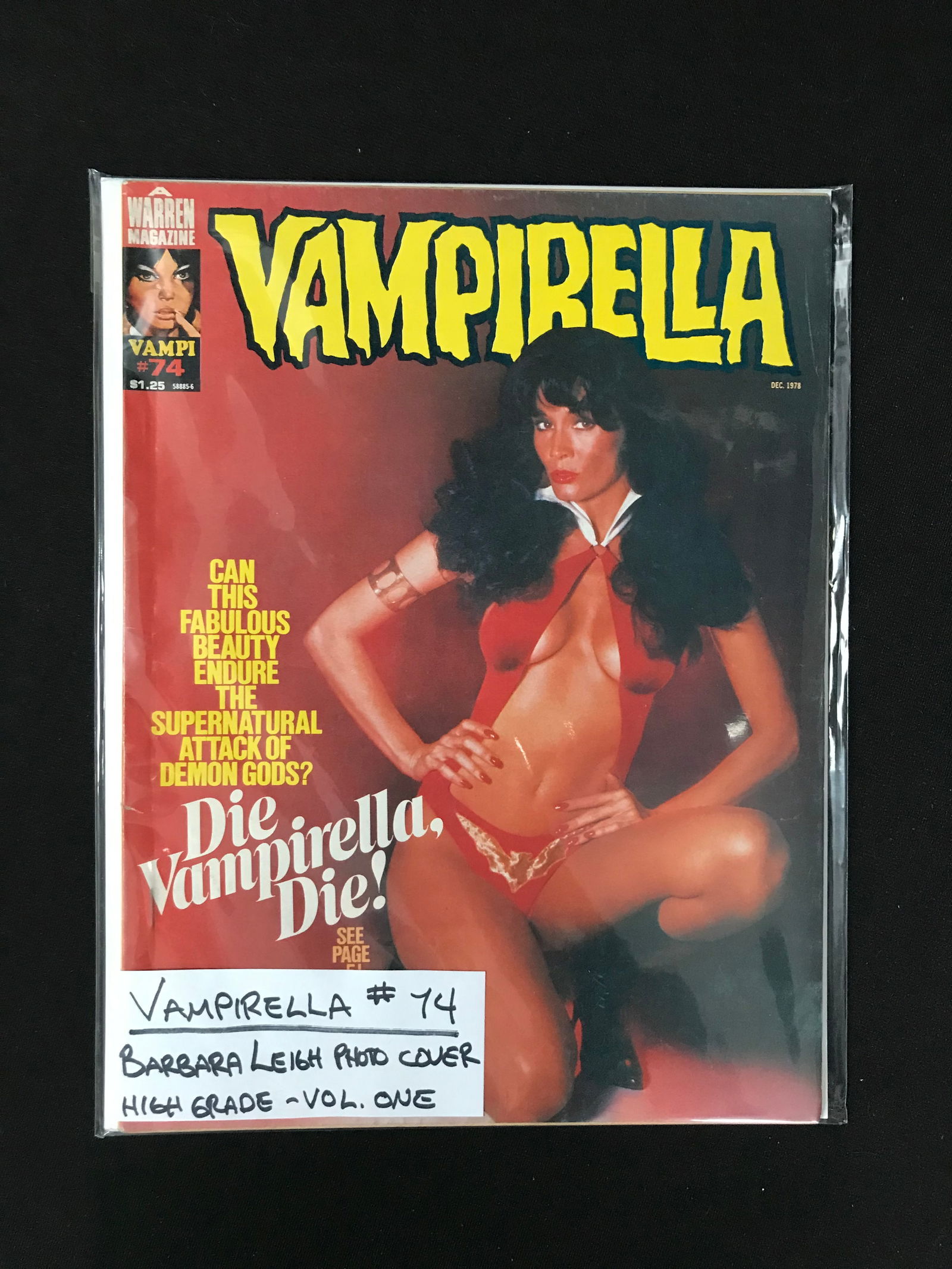 A WARREN MAGAZINE NO.74 VAMPIRELLA (1 of 1)