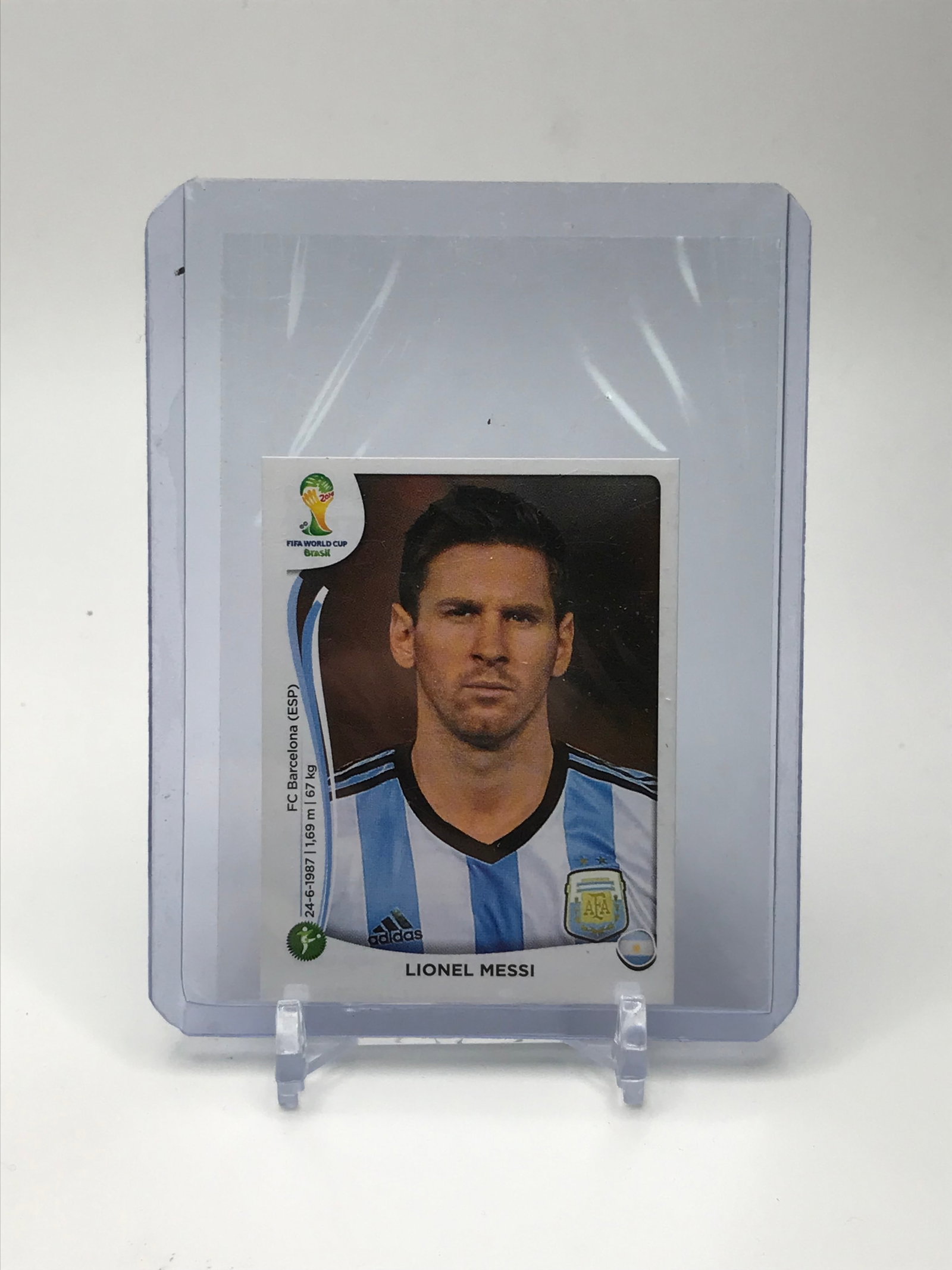 2014 PANINI LIONAL MESSI STICKER: Prices are in Canadian dollars