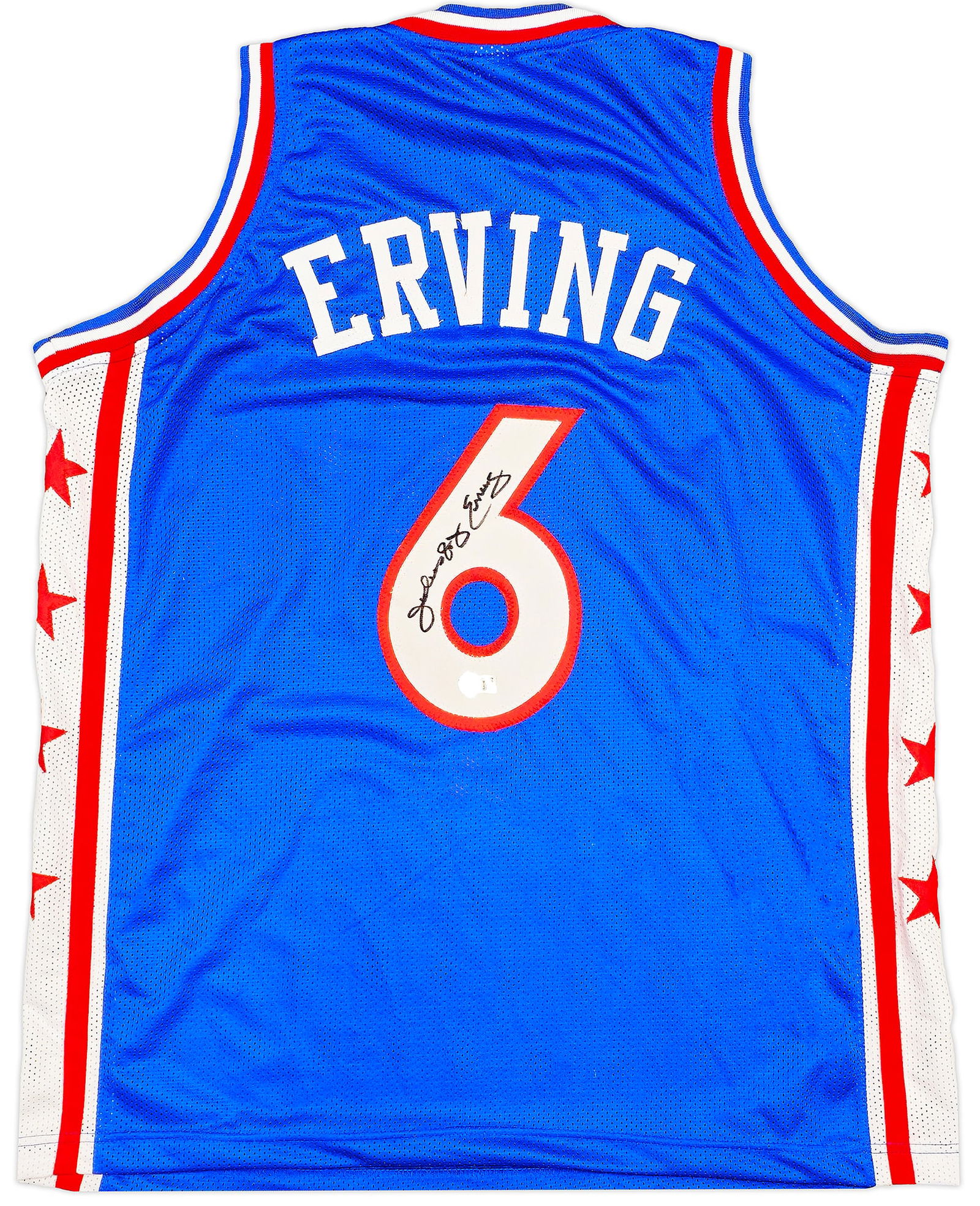 LULIUS ERVING SIGNED PHILADELPHIA 76ERS JERSEY (BECKETT COA) (1 of 3)