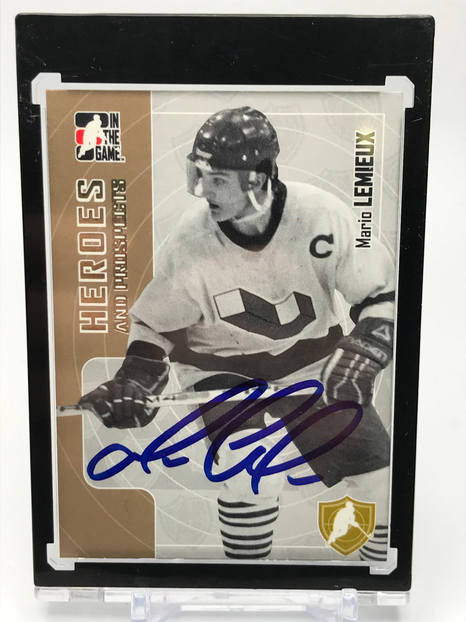 MARIO LEMIEUX SIGNED IN THE CAME TRADING CARD GCG COA: Prices are in Canadian dollars
