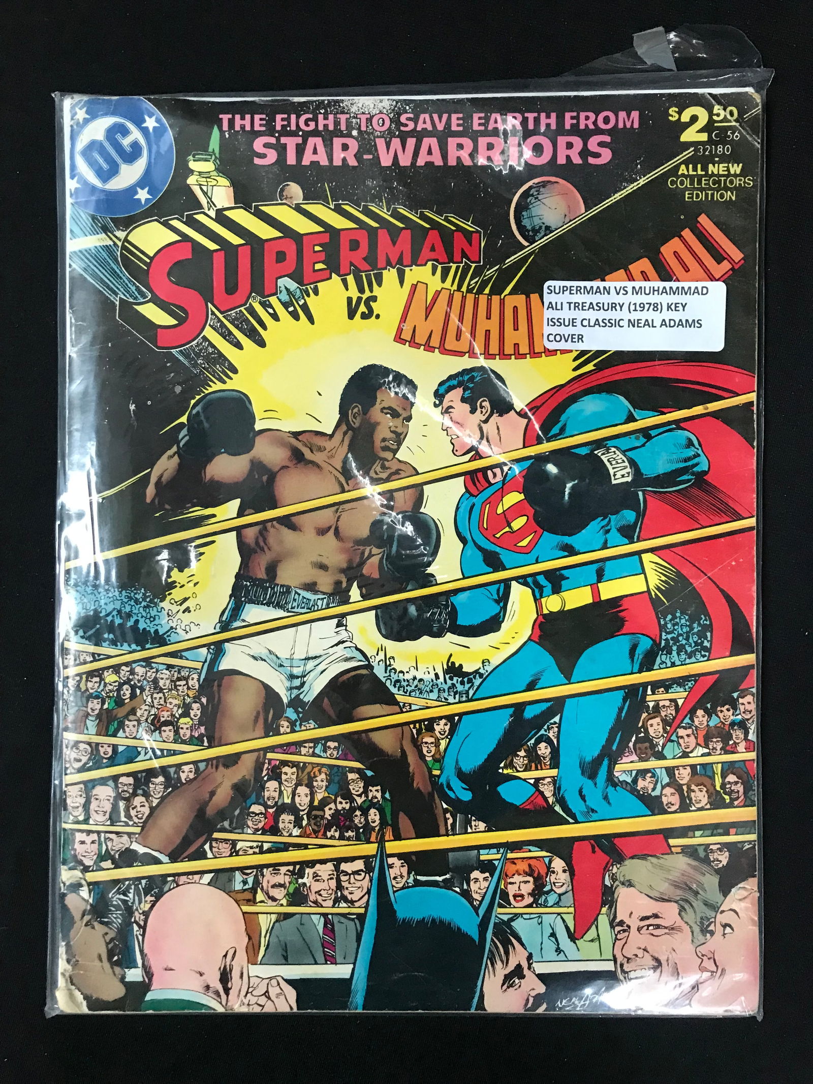DC COMCIS SUPERMAN VS. ALI TREASURY 1978 CLASSIC NEAL ADAMS COVER (1 of 1)