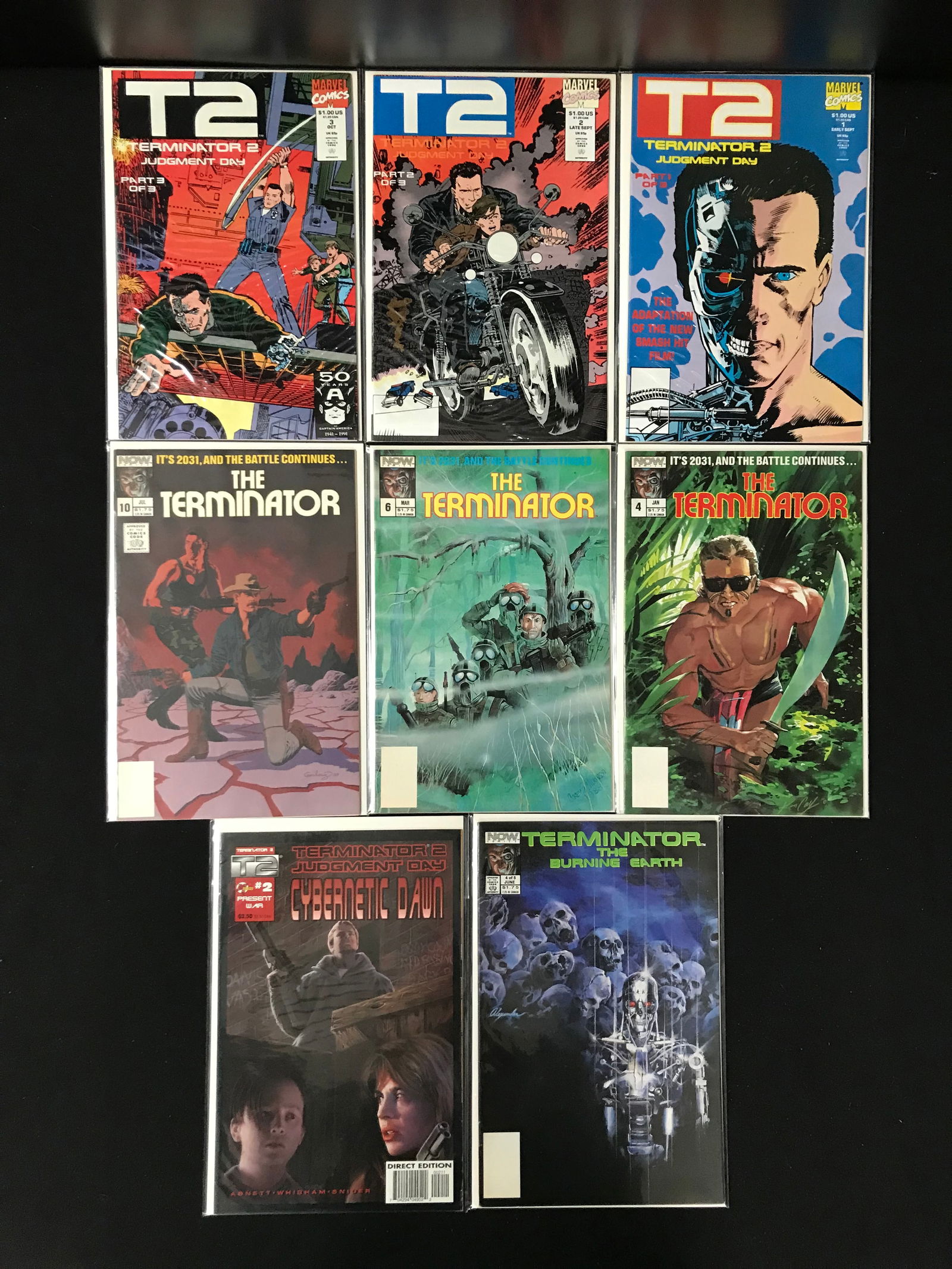TERMINATOR 2 COMIC BOOK LOT (1 of 1)