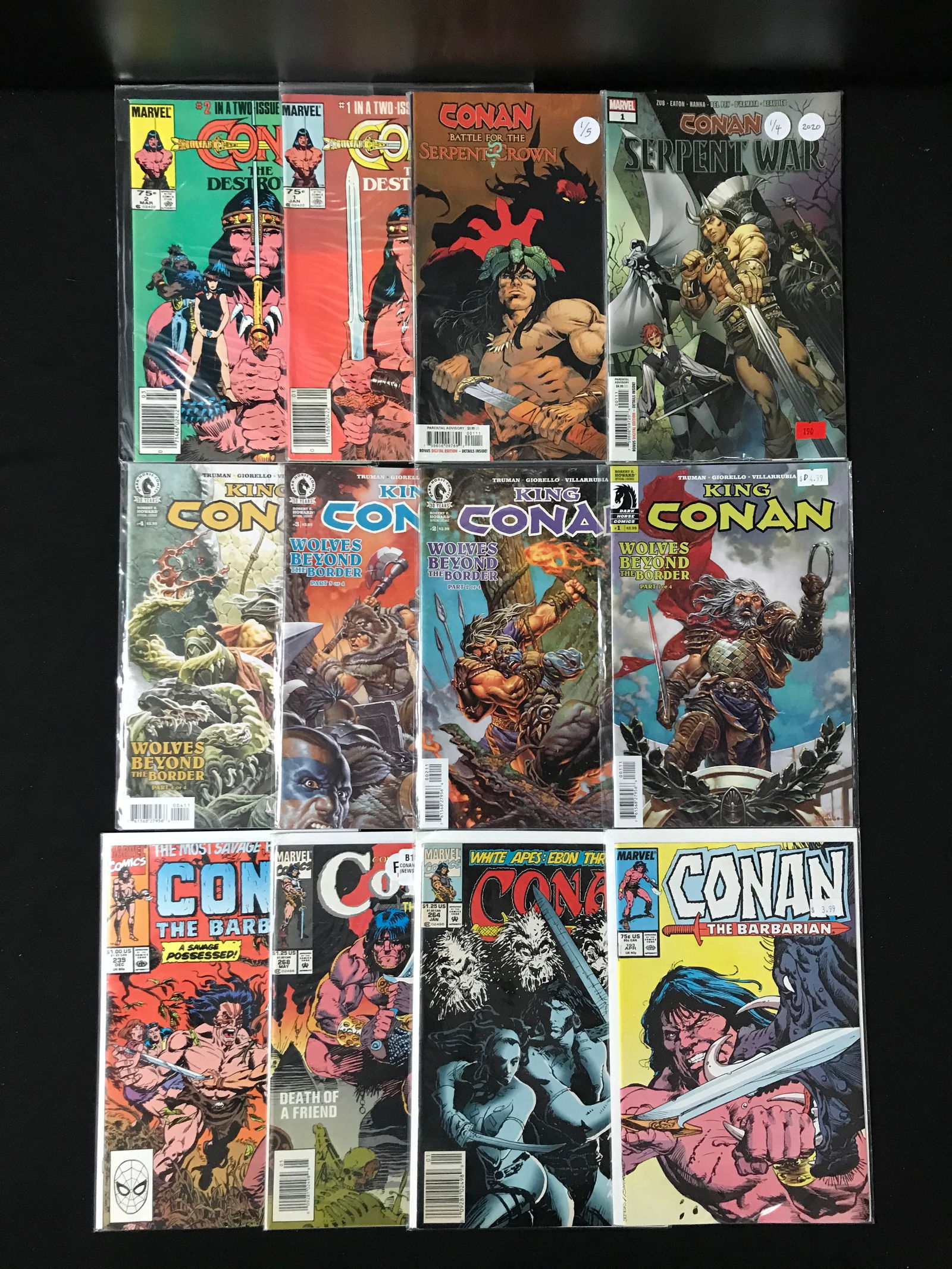 MARVEL COMICS CONAN COMIC BOOK LOT (1 of 1)