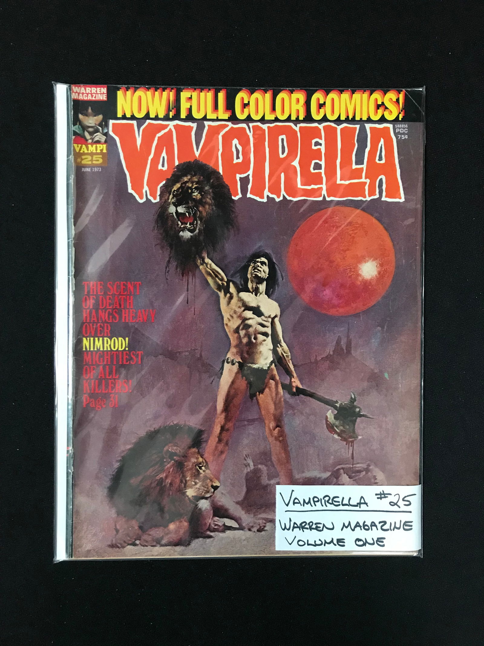 A WARREN MAGAZINE NO.25 VAMPIRELLA (1 of 1)