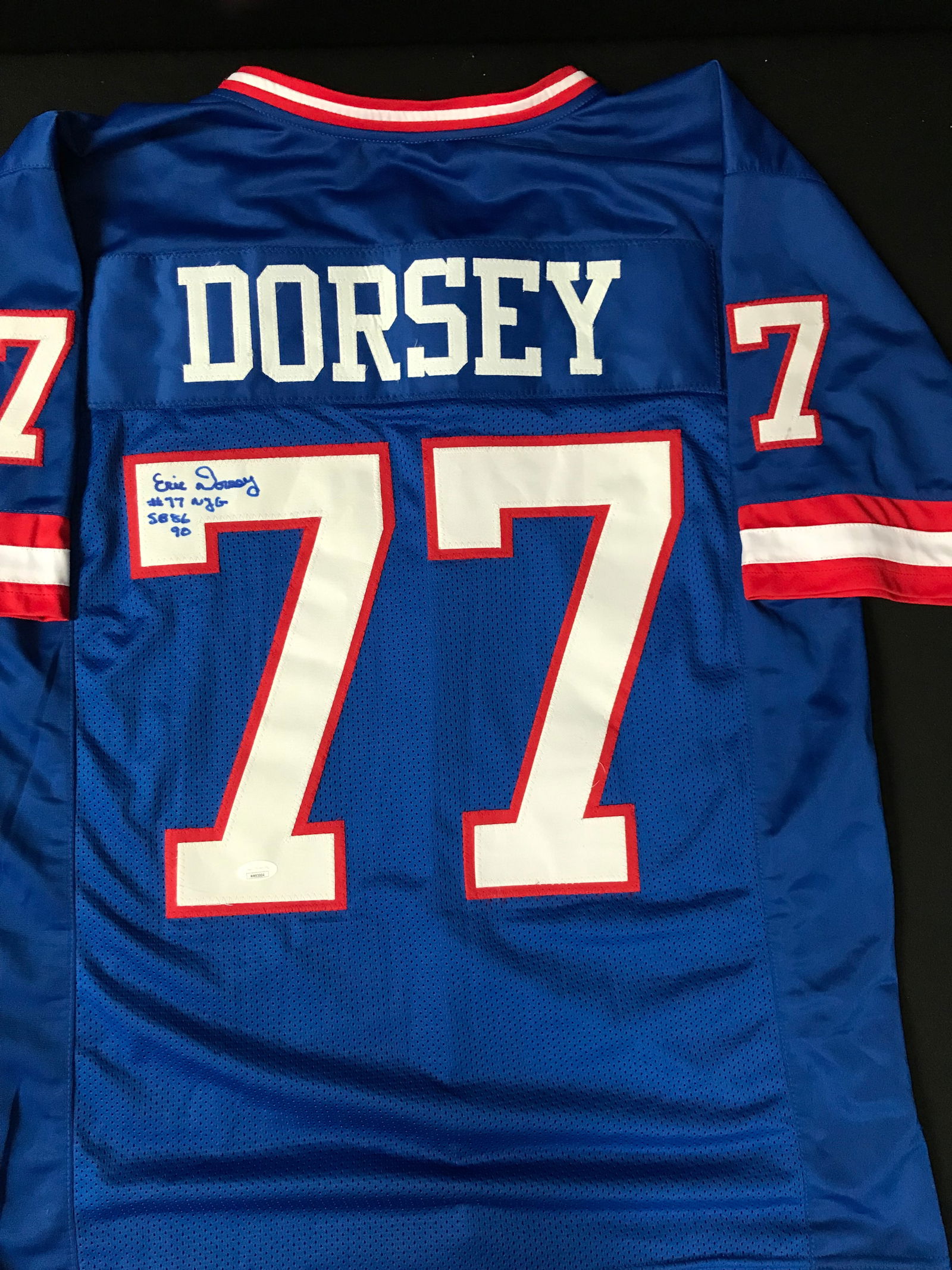 ERIC DORSEY SIGNED BUFFALO BILLS JERSEY JSA COA (1 of 3)