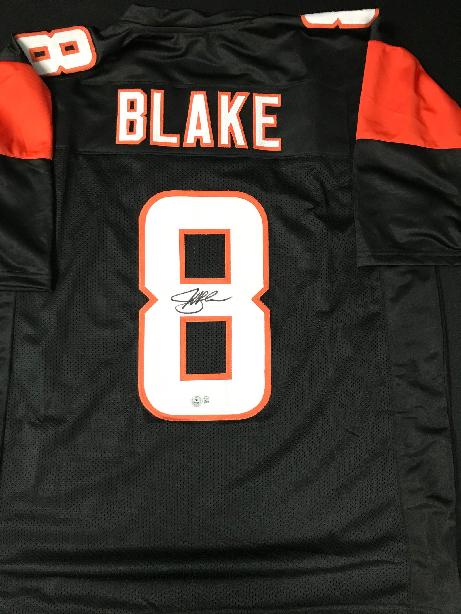JEFF BLAKE SIGNED CINCINATTI BENGALS JERSEY BECKETT COA (1 of 3)