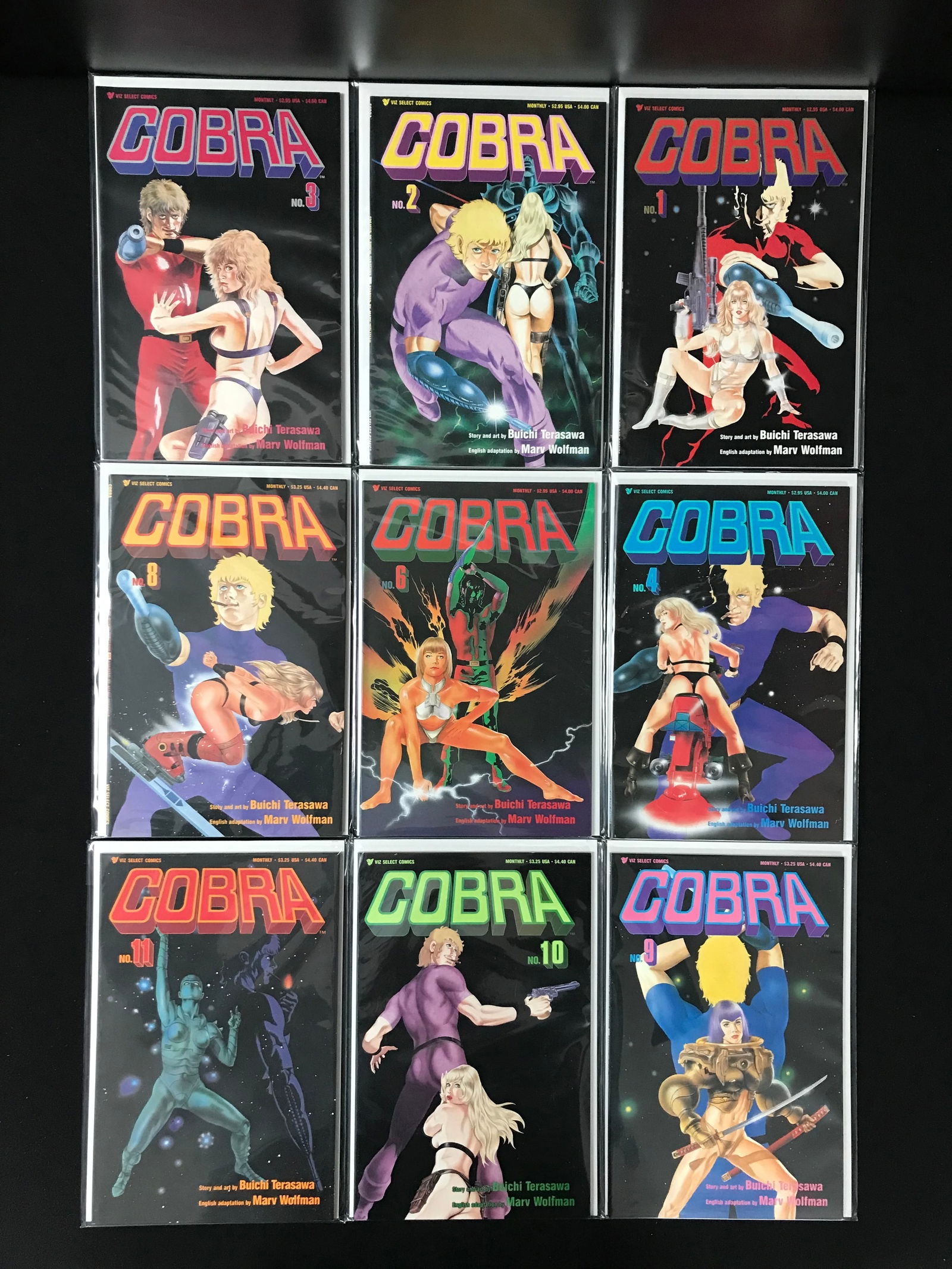 LOT OF 9 COBRA COMICS (VIZ SELECT COMICS) (1 of 1)