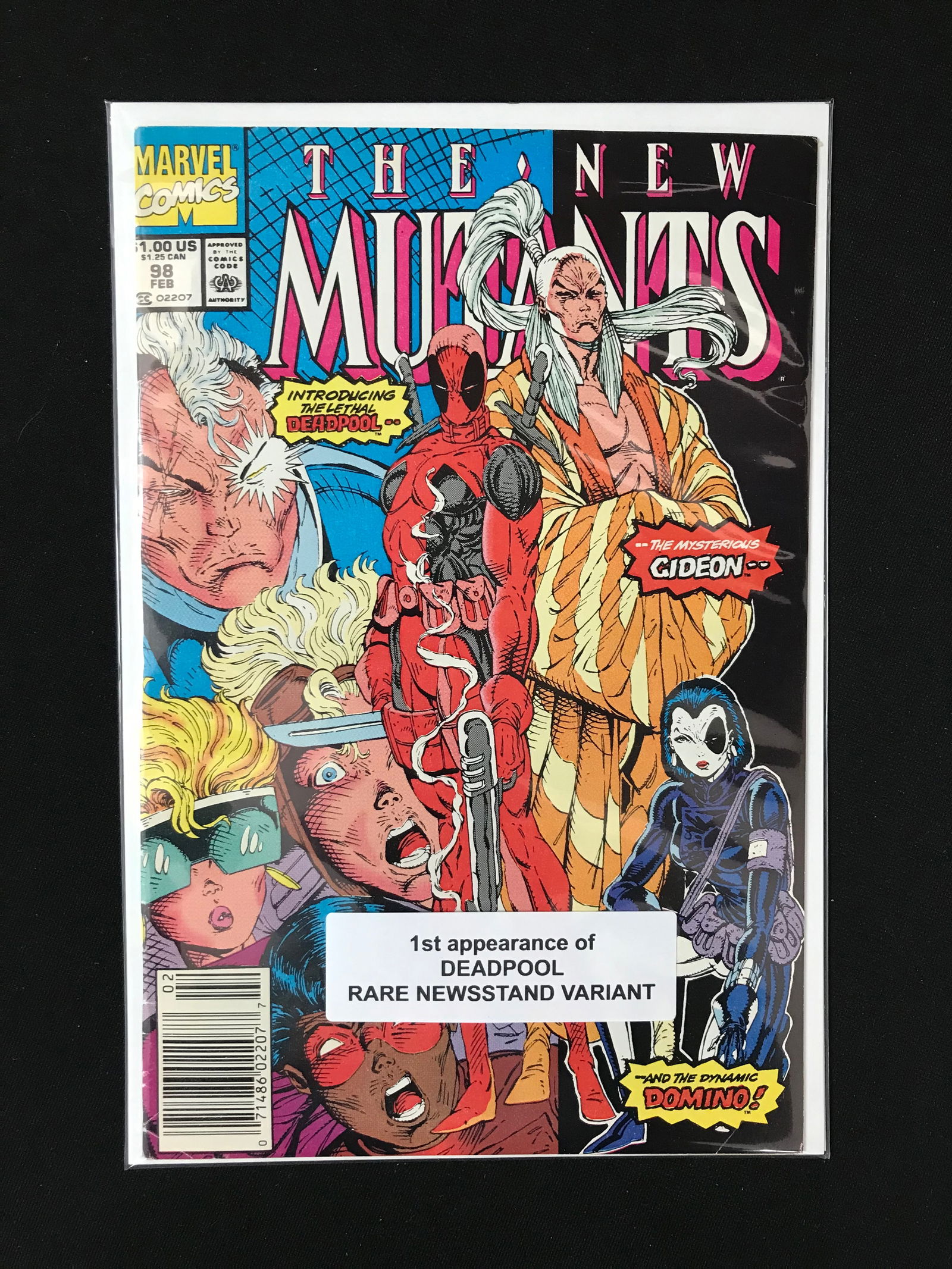 MARVEL COMICS NO.98 THE NEW MUTANTS (1ST APPEARANCE OF DEADPOOL) (1 of 1)