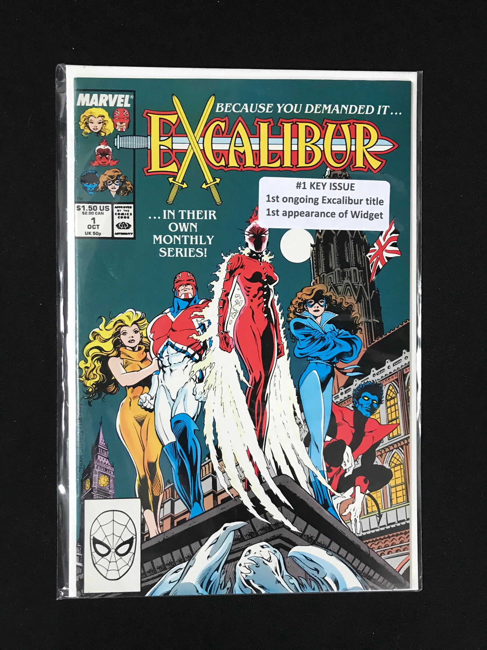 MARVEL COMICS NO.1 EXCALIBUR (1 of 1)