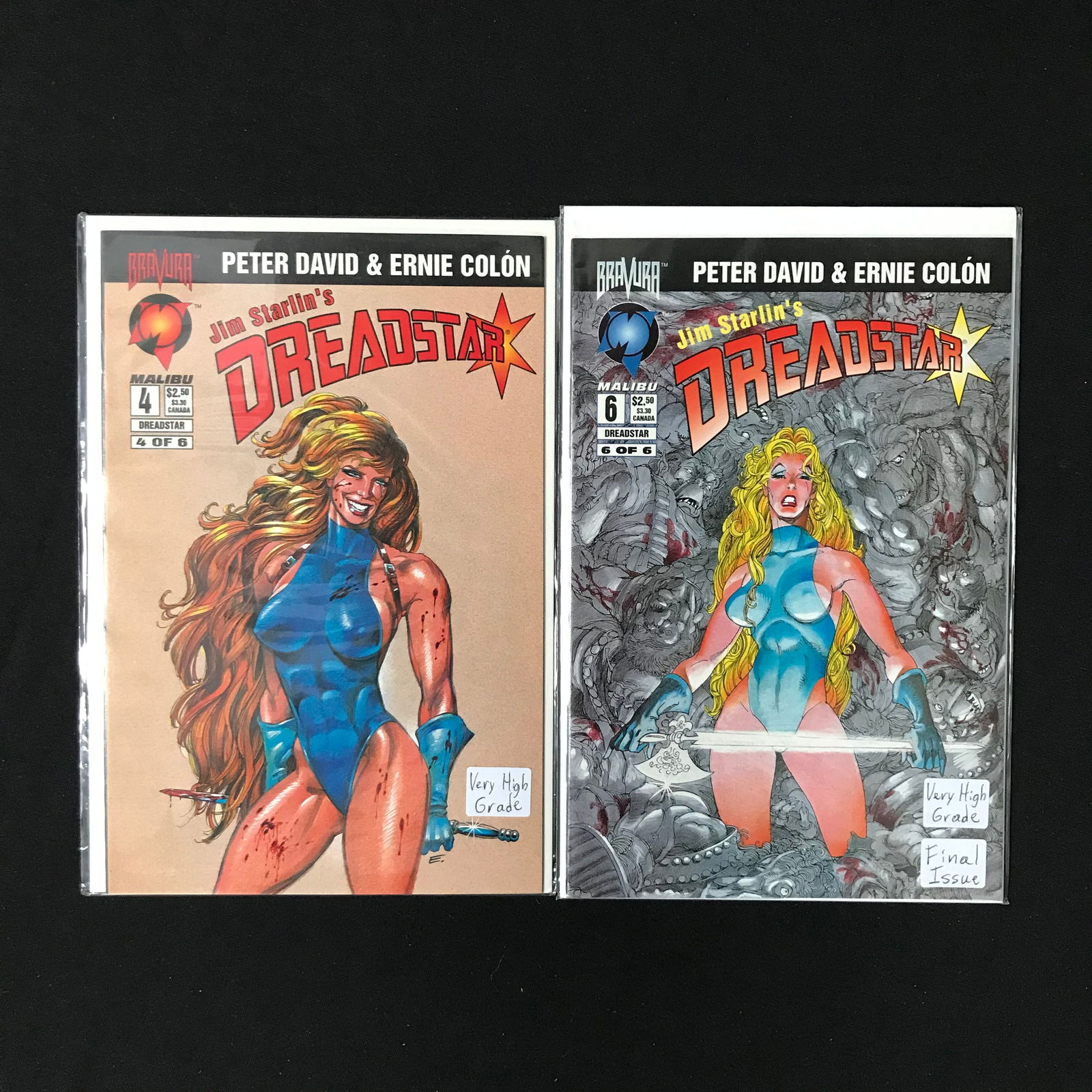 LOT OF 2 DREADSTAR COMICS (MALIBU COMICS) (1 of 1)
