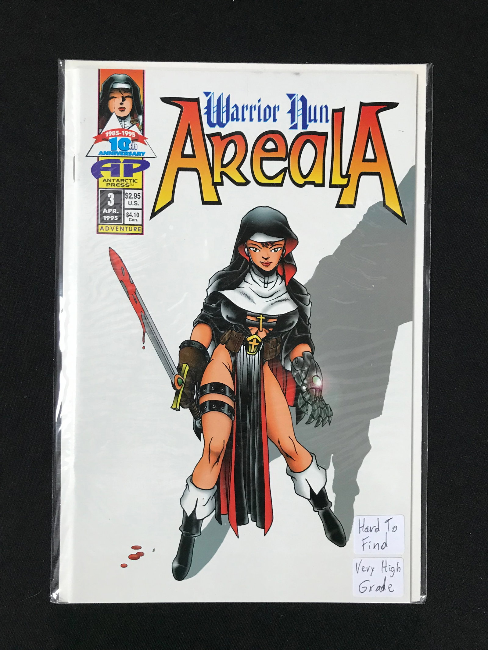 AP COMICS NO.3 WARRIOR NUN AREALA: Prices are in Canadian dollars