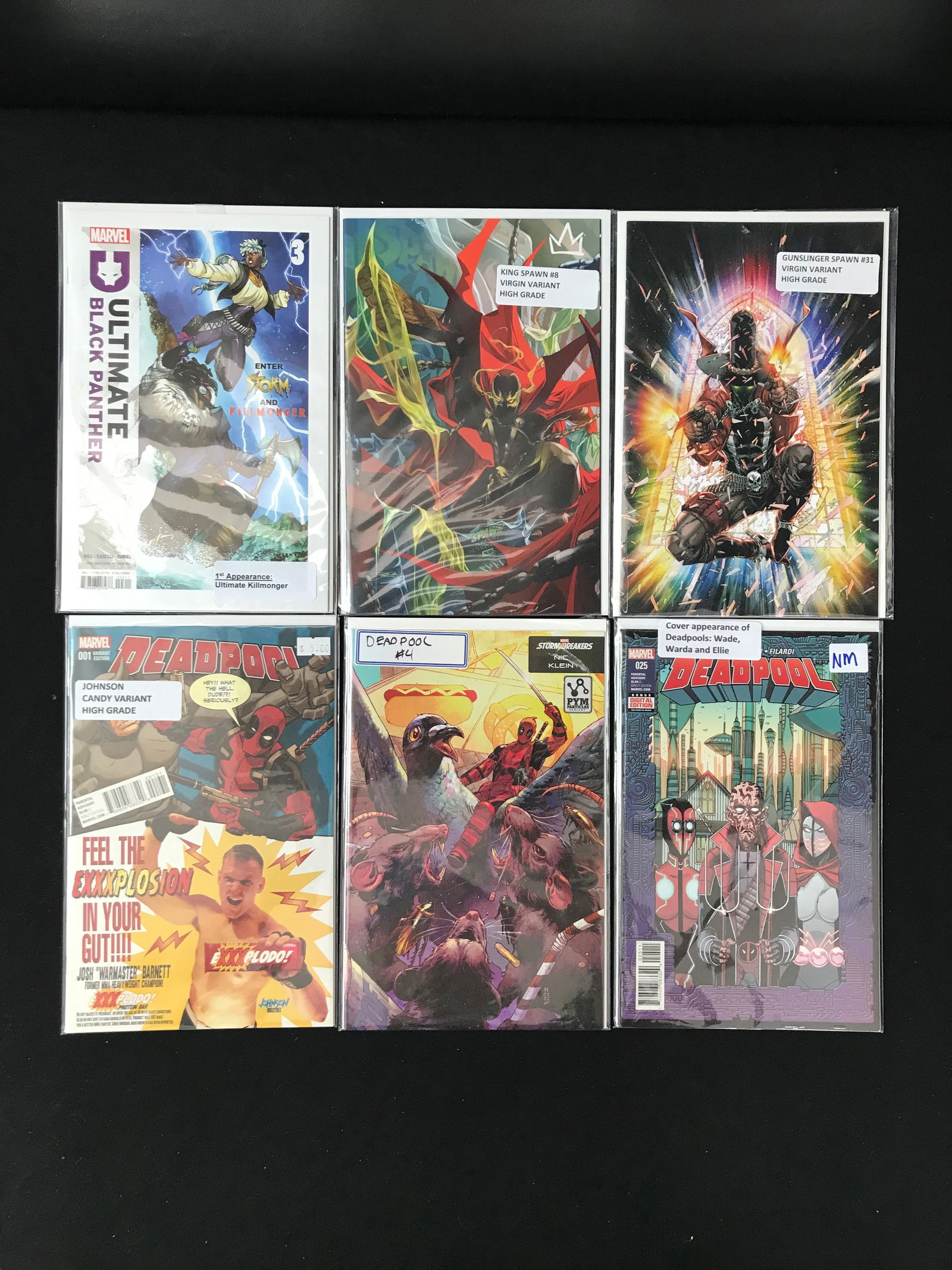 LOT OF 6 COMICS VARIOUS TITLES (MARVEL,IMAGE) (1 of 1)