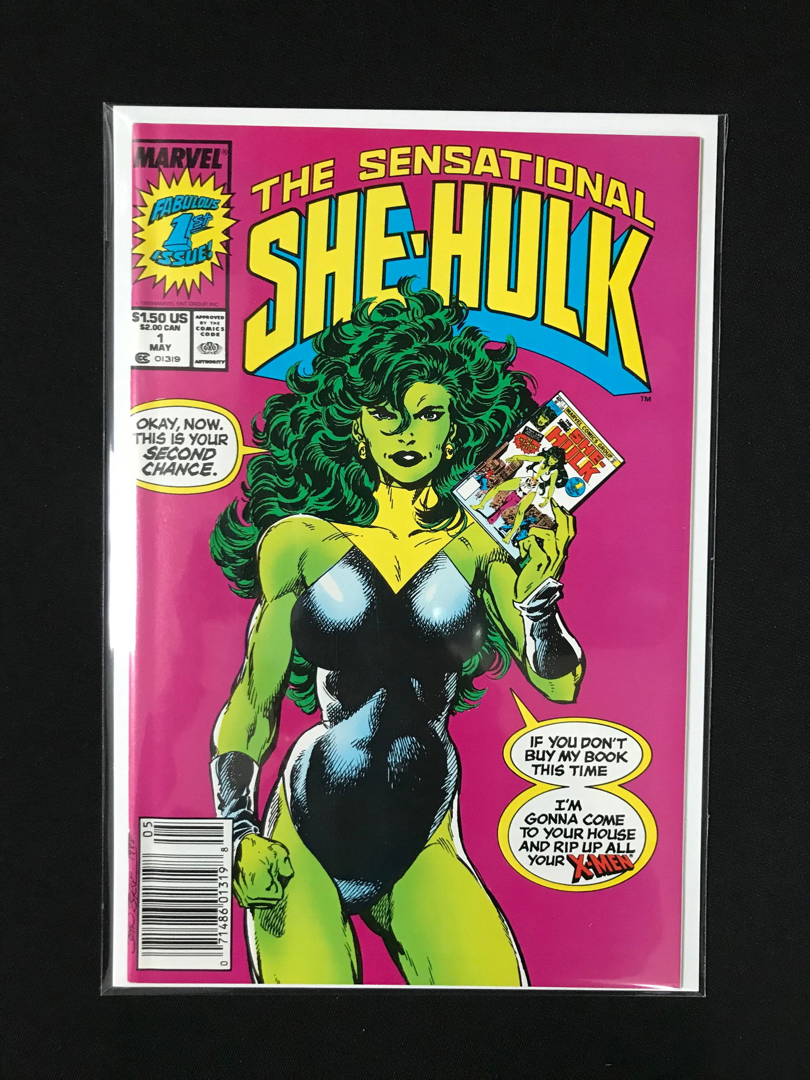MARVEL COMICS NO.1 THE SENSATIONAL SHE-HULK (1 of 1)