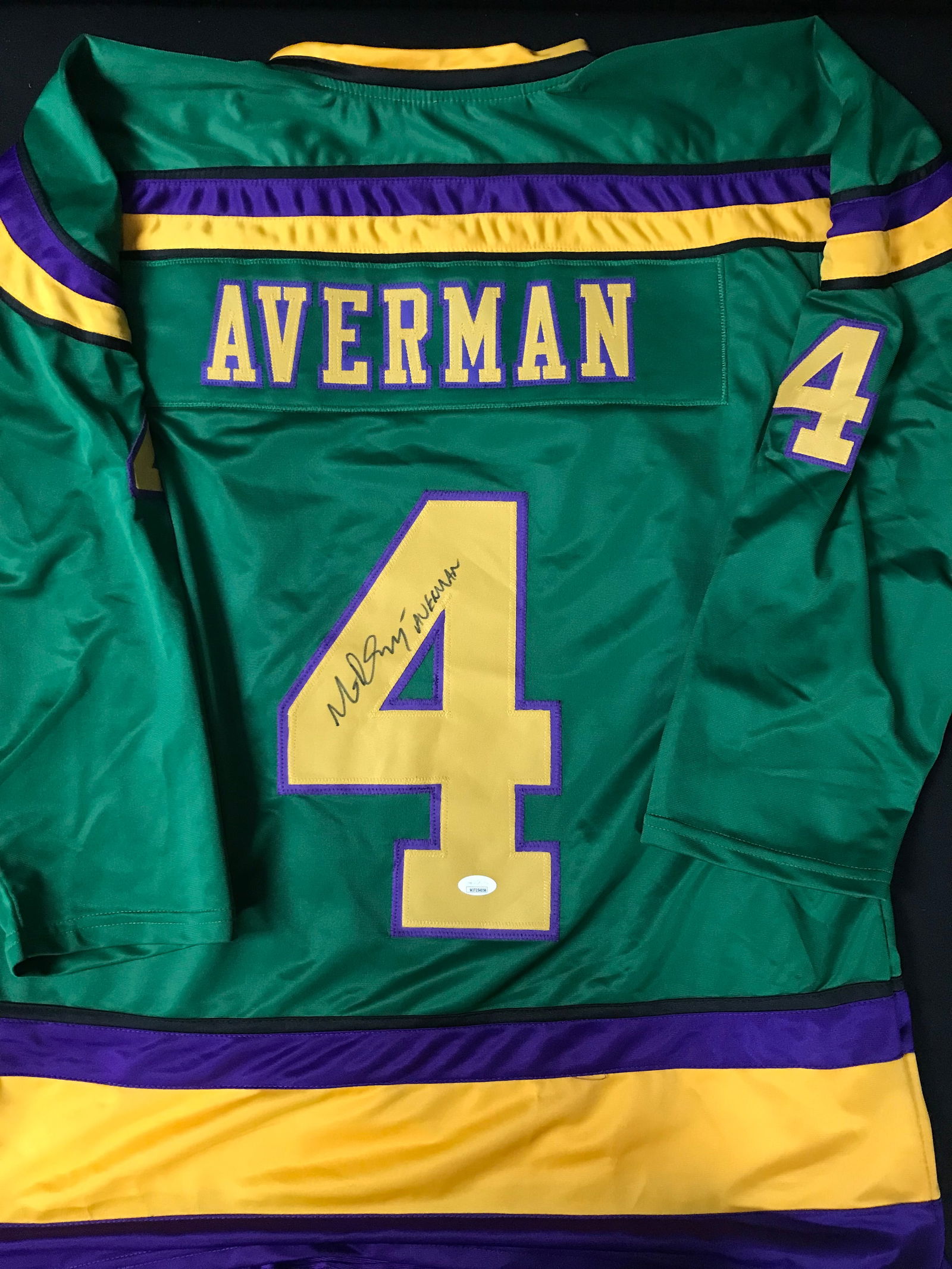 MATT DOHERTY SIGNED 'LES AVERMAN' FROM MIGHTY DUCKS JERSEY (JSA COA) (1 of 3)