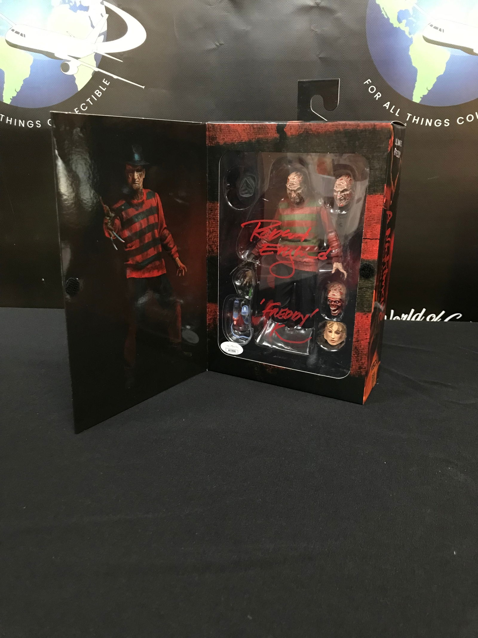 ROBERT ENGLUND "FREDDY KRUEGER" ACTION FIGURE (JSA COA) (1 of 4)