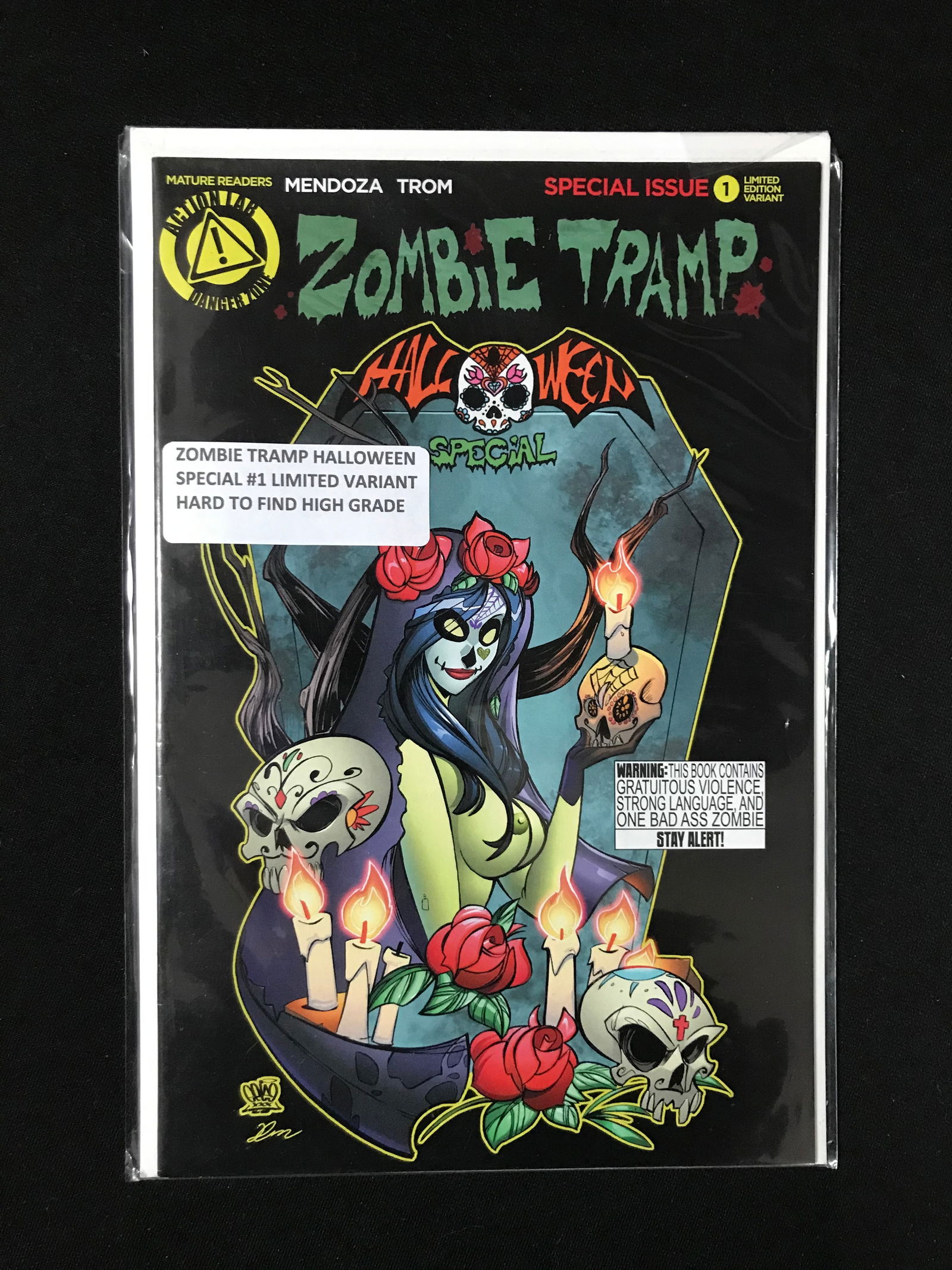 ACTION LAB COMICS NO.1 ZOMBIE TRAMP HALLOWEEN SPECIAL LIMITED VARIANT (1 of 1)