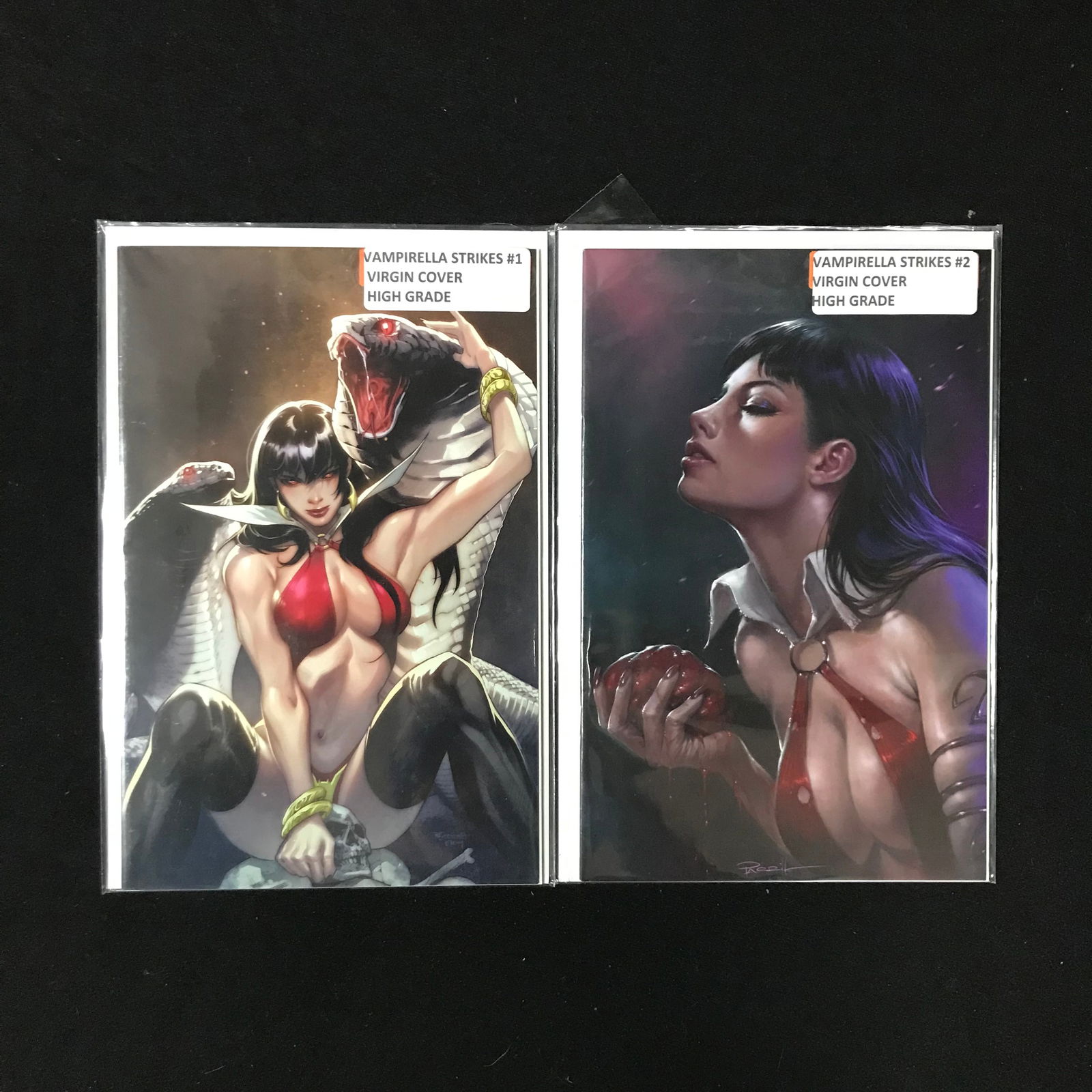 LOT OF 2 VAMPIRELLA COMICS (CHAOS COMICS) (1 of 1)
