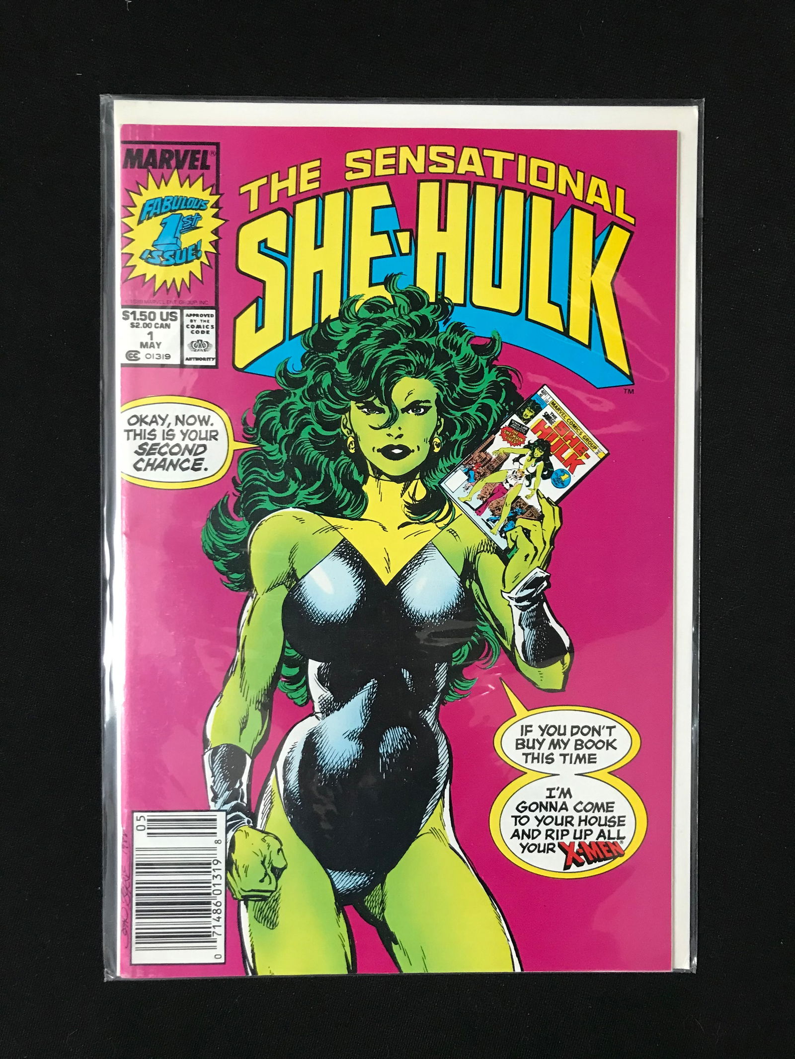 MARVEL COMCIS NO.1 THE SENSATIONAL SHE-HULK (1 of 1)