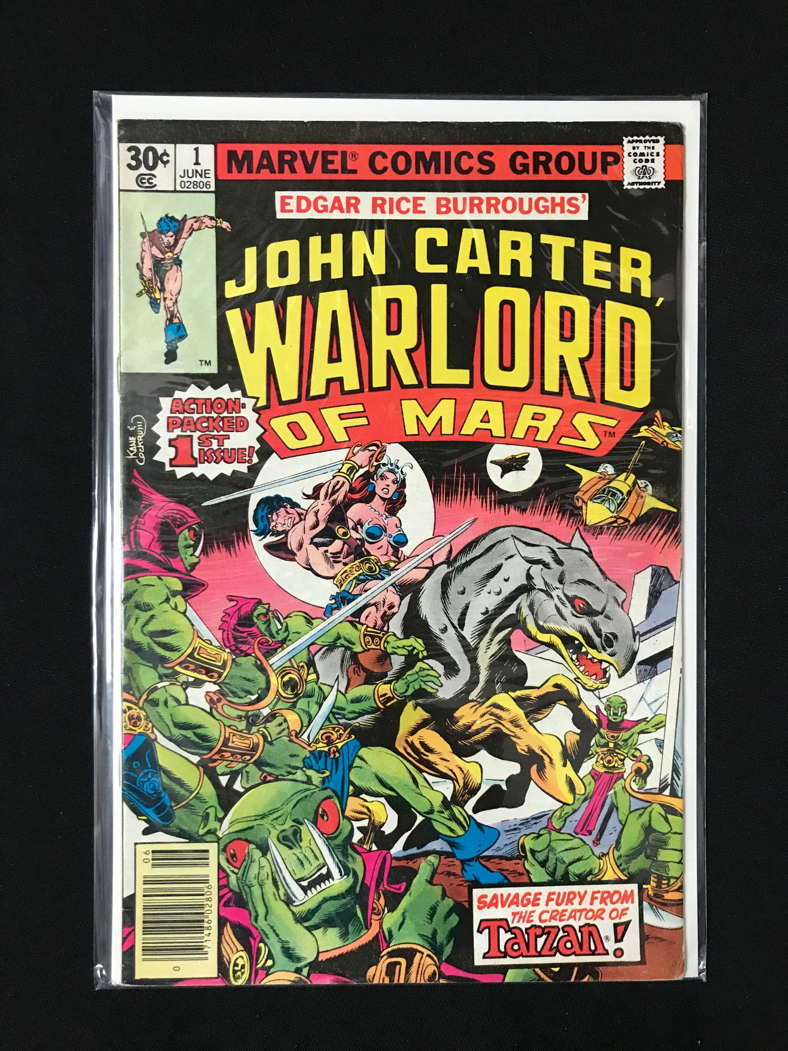 JOHN CARTER WARLORD OF MARS #1 (MARVEL COMICS): Prices are in Canadian Dollars