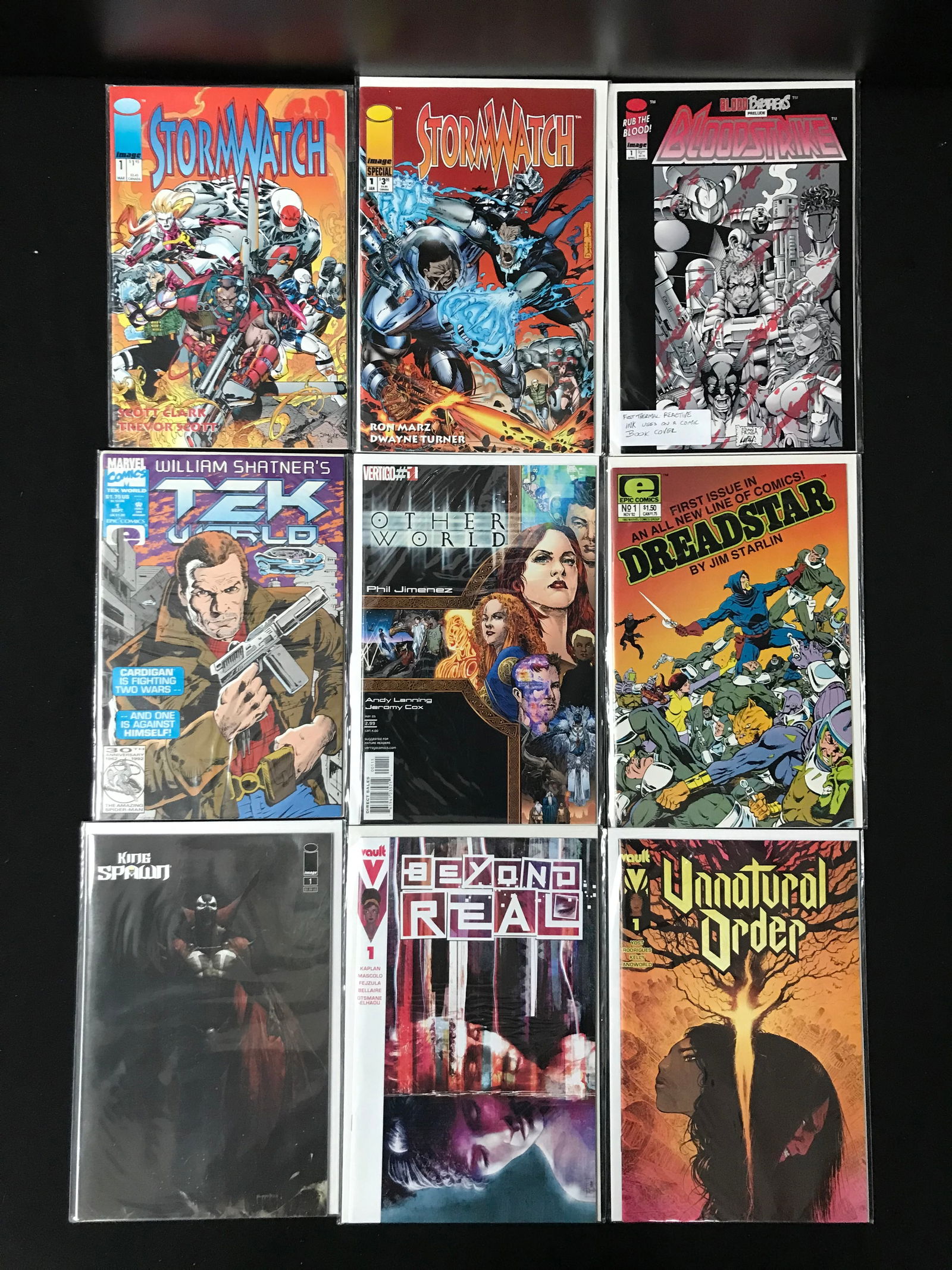 LOT OF 9 COMICS (VARIOUS PUBLISHERS) (1 of 1)