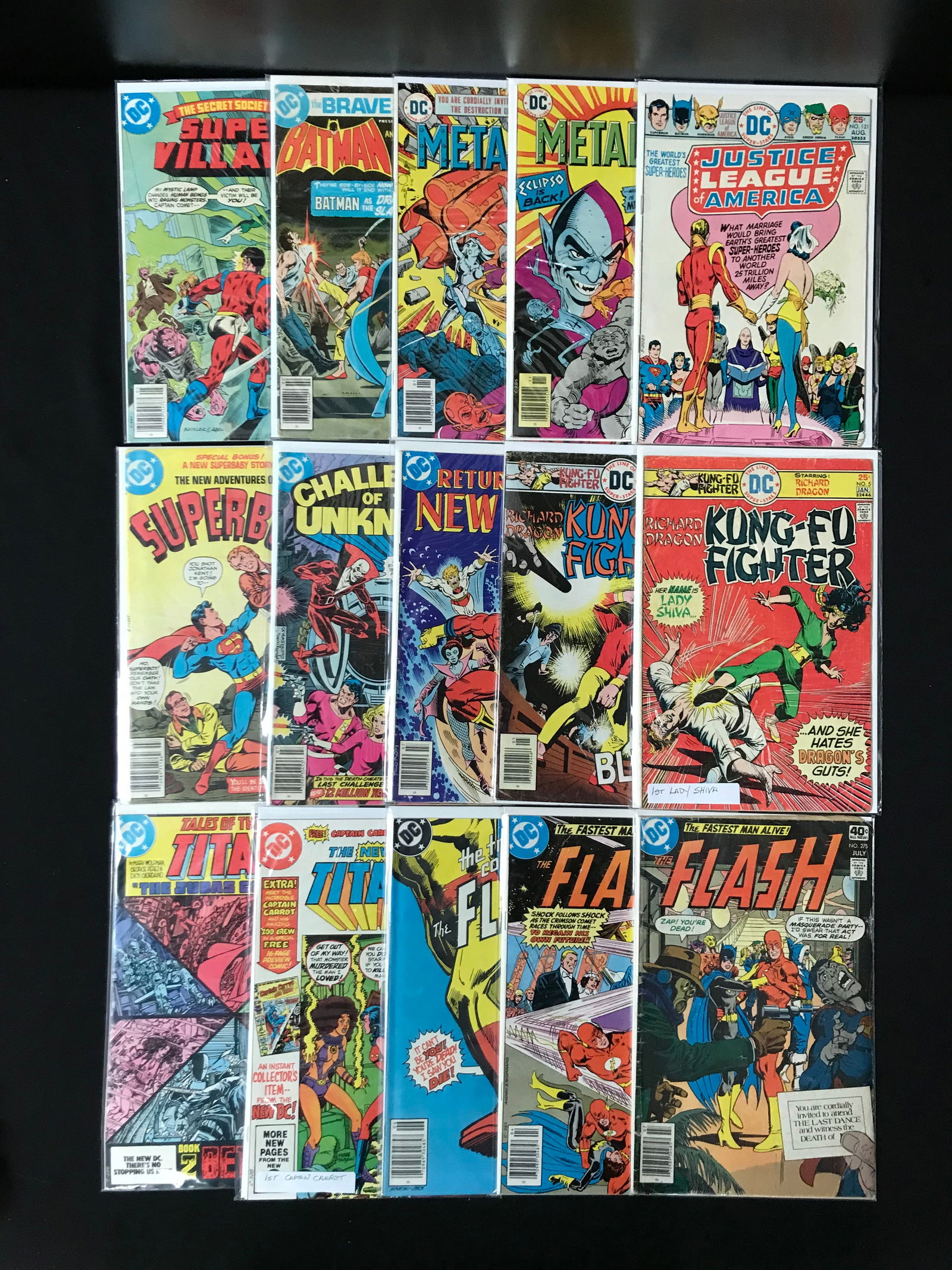 LOT OF 15 COMICS INCLUDING THE FLASH, JLA, SUPERBOY AND MORE (DC COMICS) (1 of 1)