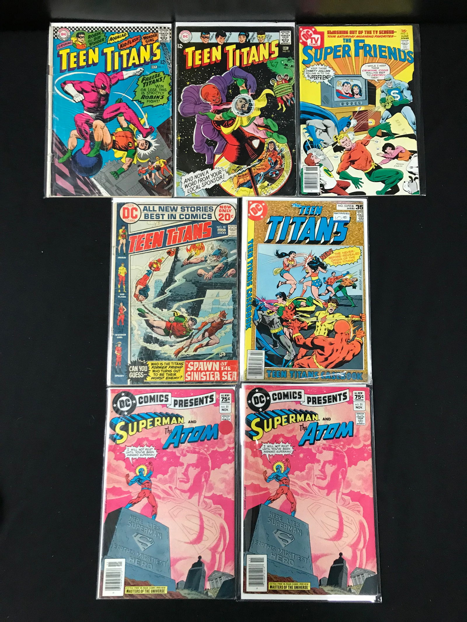 L;OT OF 7 COMICS VARIOUS TITLES (DC COMICS) (1 of 1)