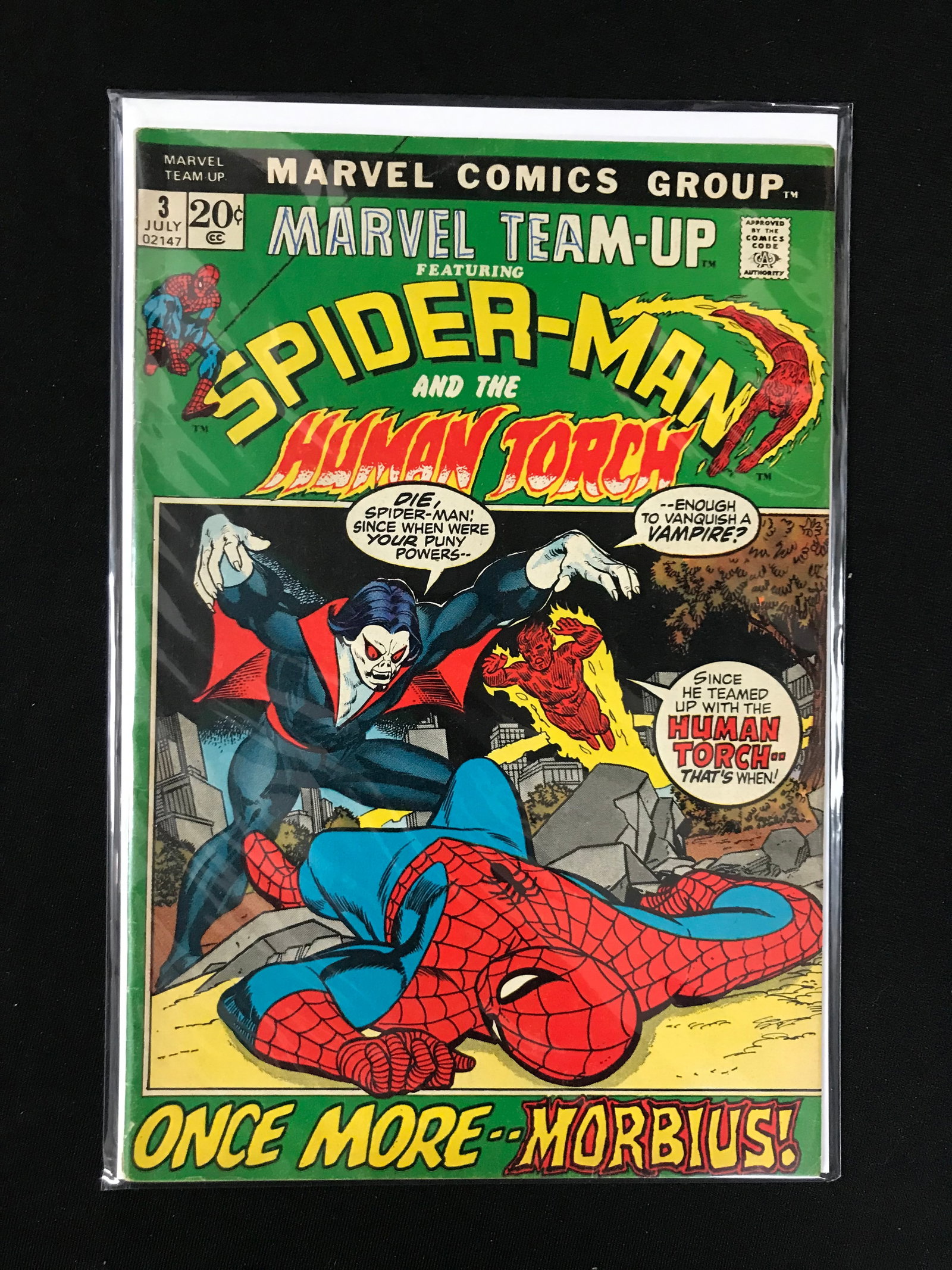 MARVEL COMICS NO.3 SPIDERMAN AND THE HUMAN TORCH: Prices are in Canadian dollars