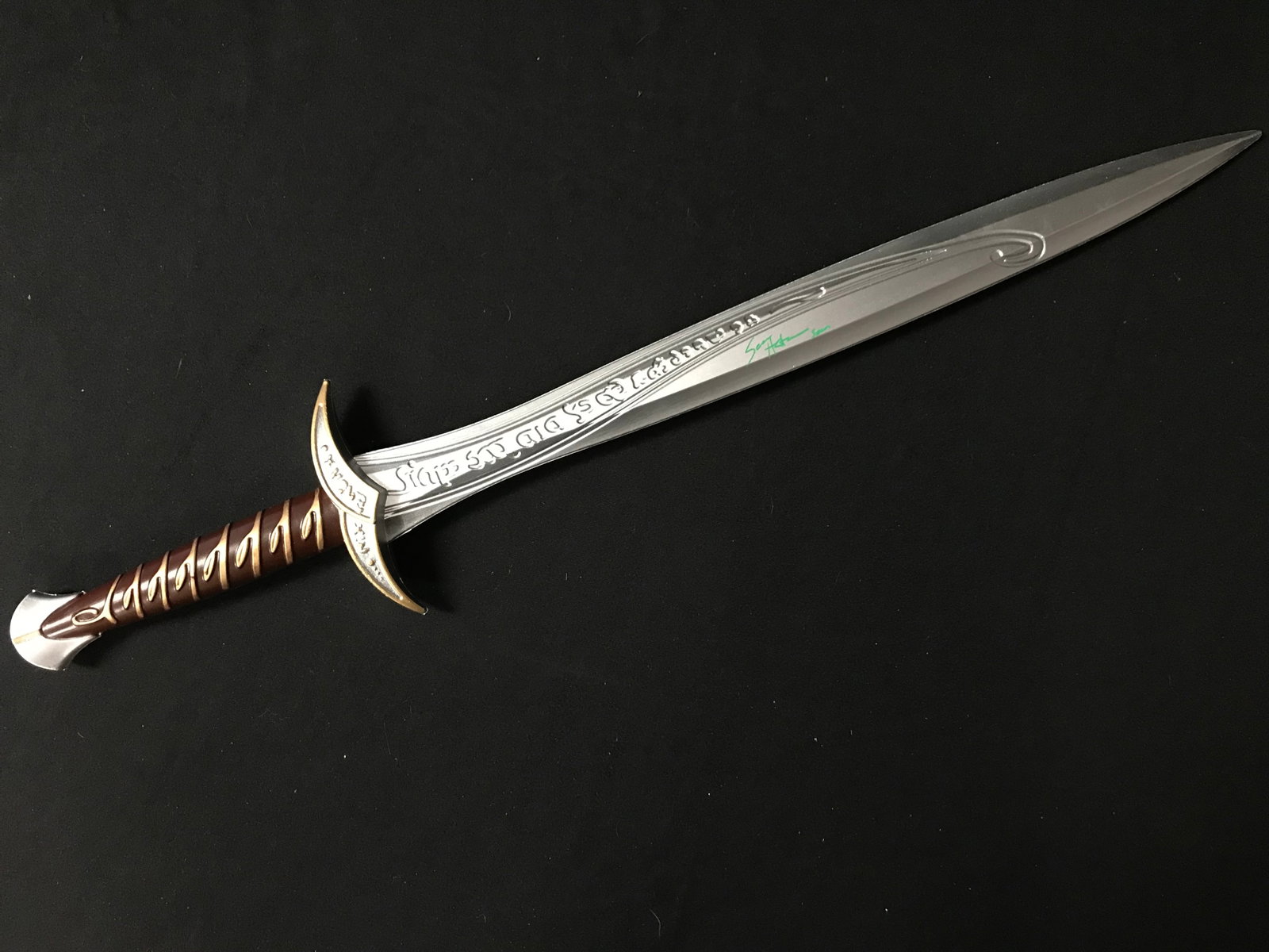 SEAN ASTIN SIGNED LOTR "STING" SWORD (WWOC COA): Prices are in Canadian dollars