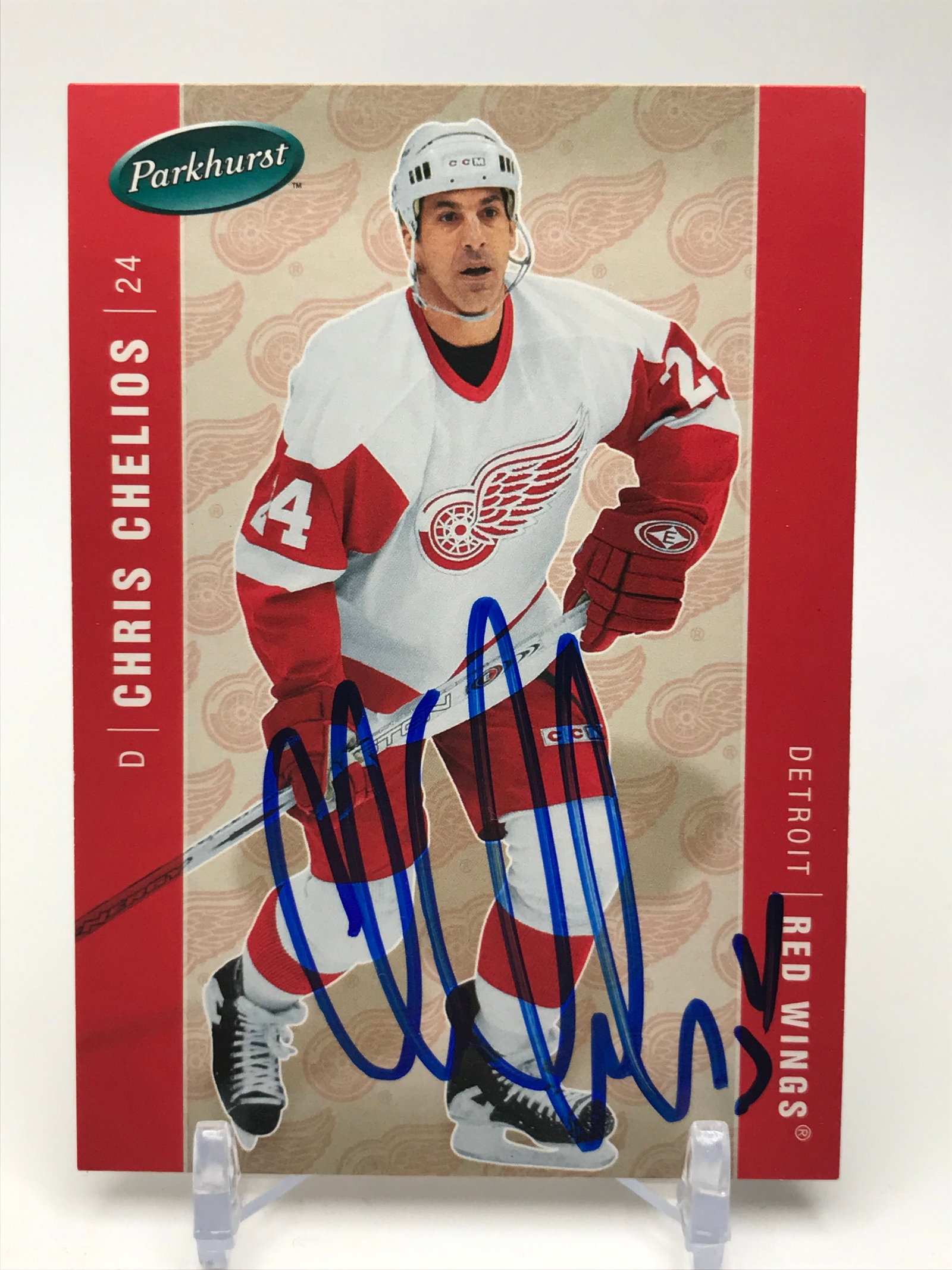 CHRIS CHELIOS SIGNED TRADING CARD (GCG AUTHENTIC): Prices are in Canadian dollars