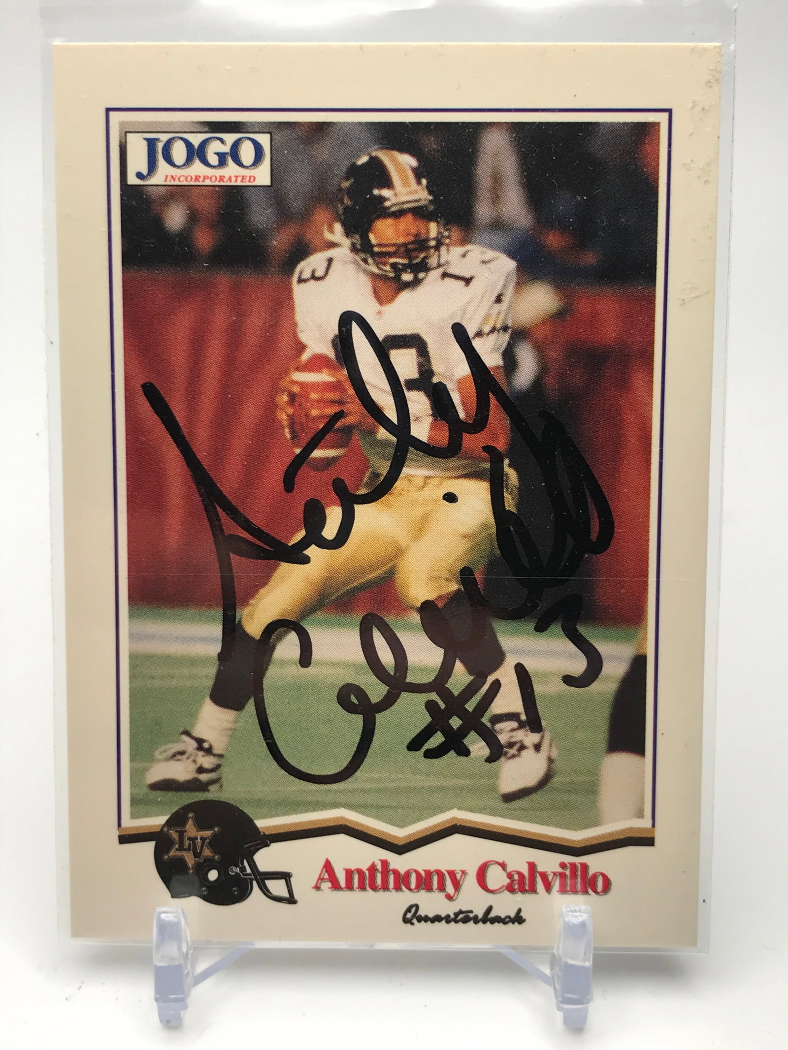 ANTHONY CALVILLO SIGNED TRADING CARD (GCG AUTHENTIC): Prices are in Canadian dollars