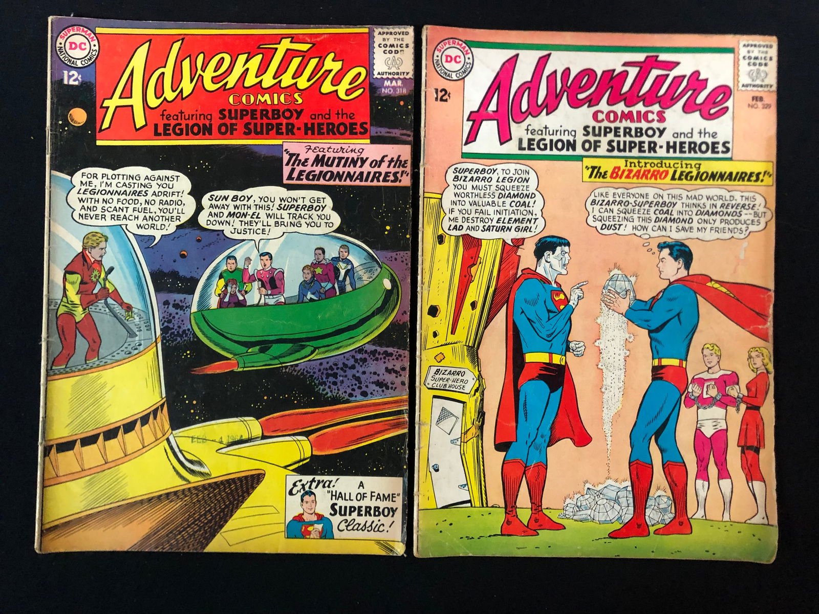 LOT OF 2 ADVENTURE COMICS (DC COMICS) (1 of 1)