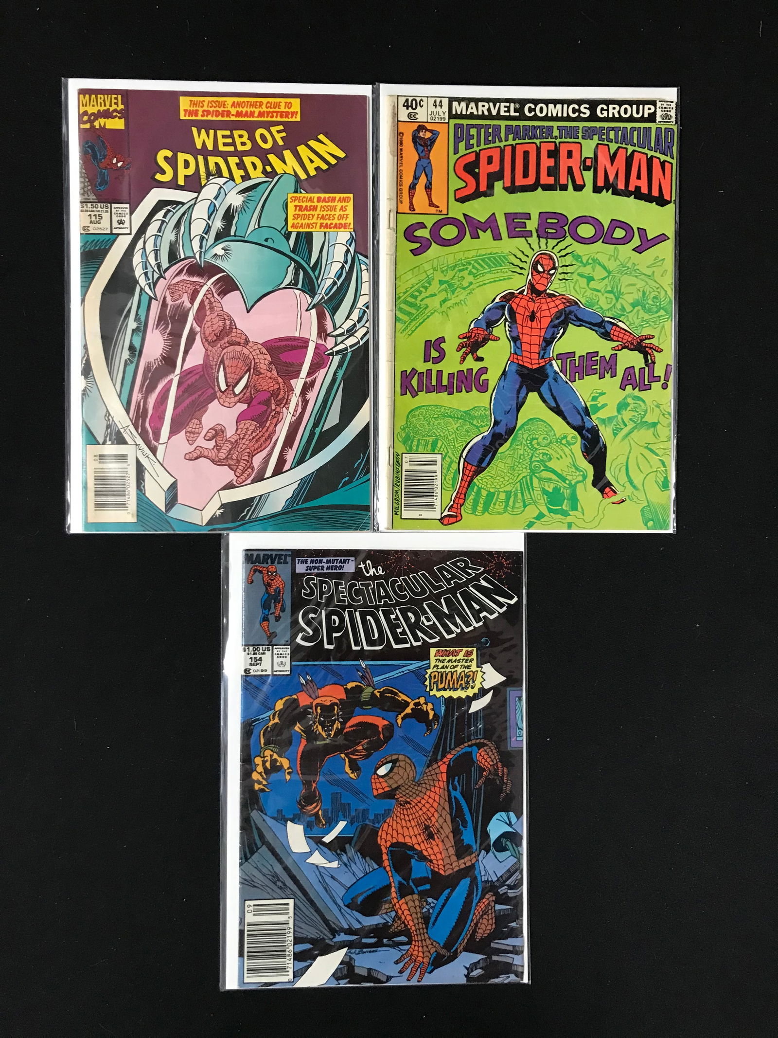 LOT OF 3 SPIDERMAN COMICS (MARVEL COMICS) (1 of 1)