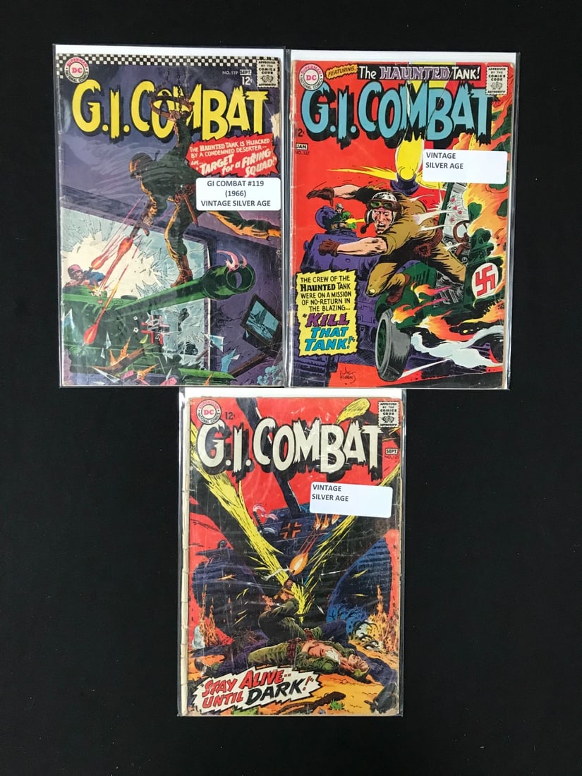 LOT OF 3 G.I. COMBAT COMICS (DC COMICS) (1 of 1)