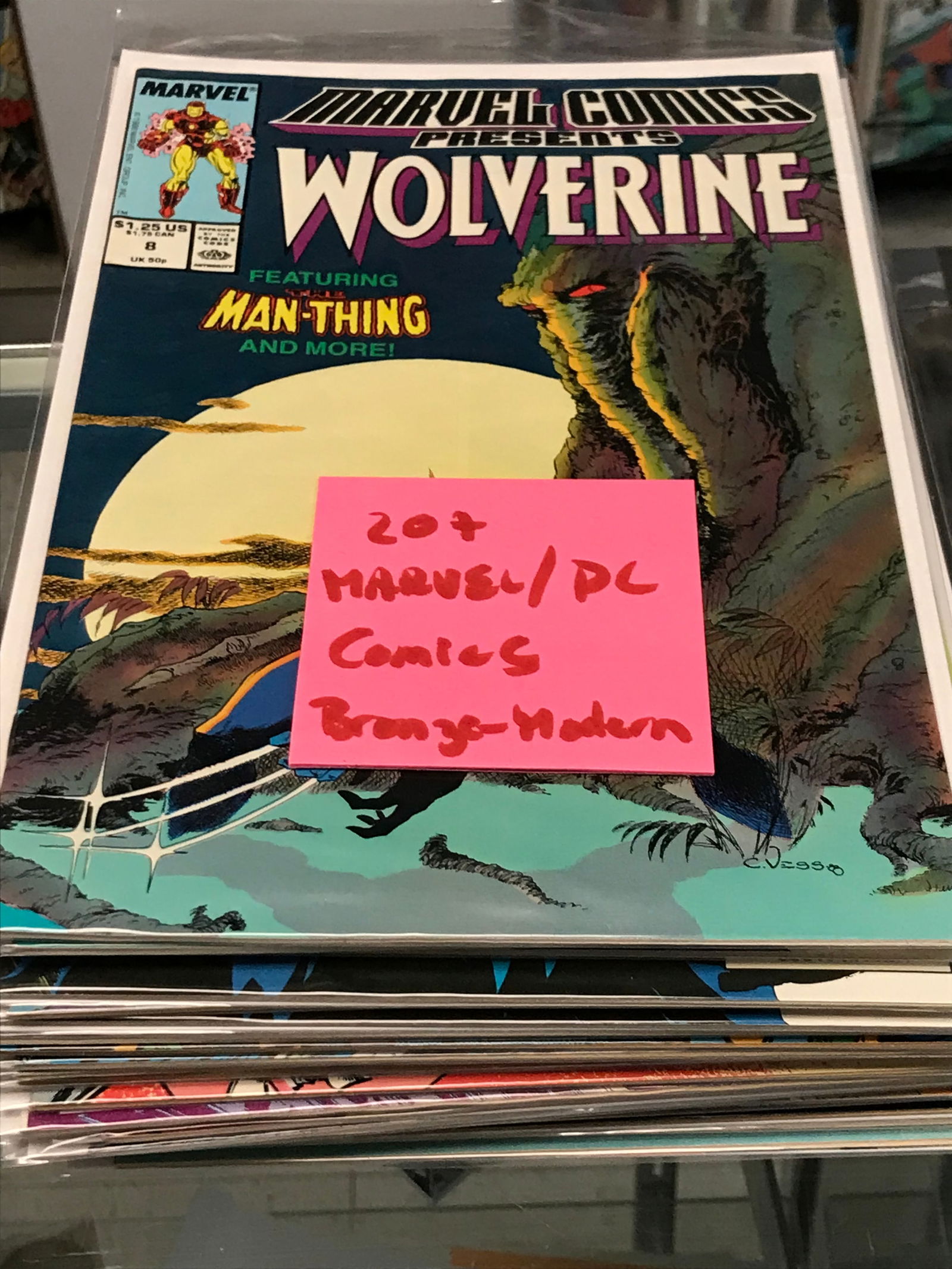 LOT OF 20 PLUS MARVEL AND DC SUPERHERO COMICS (BRONZE AND MODERN AGE) (1 of 1)