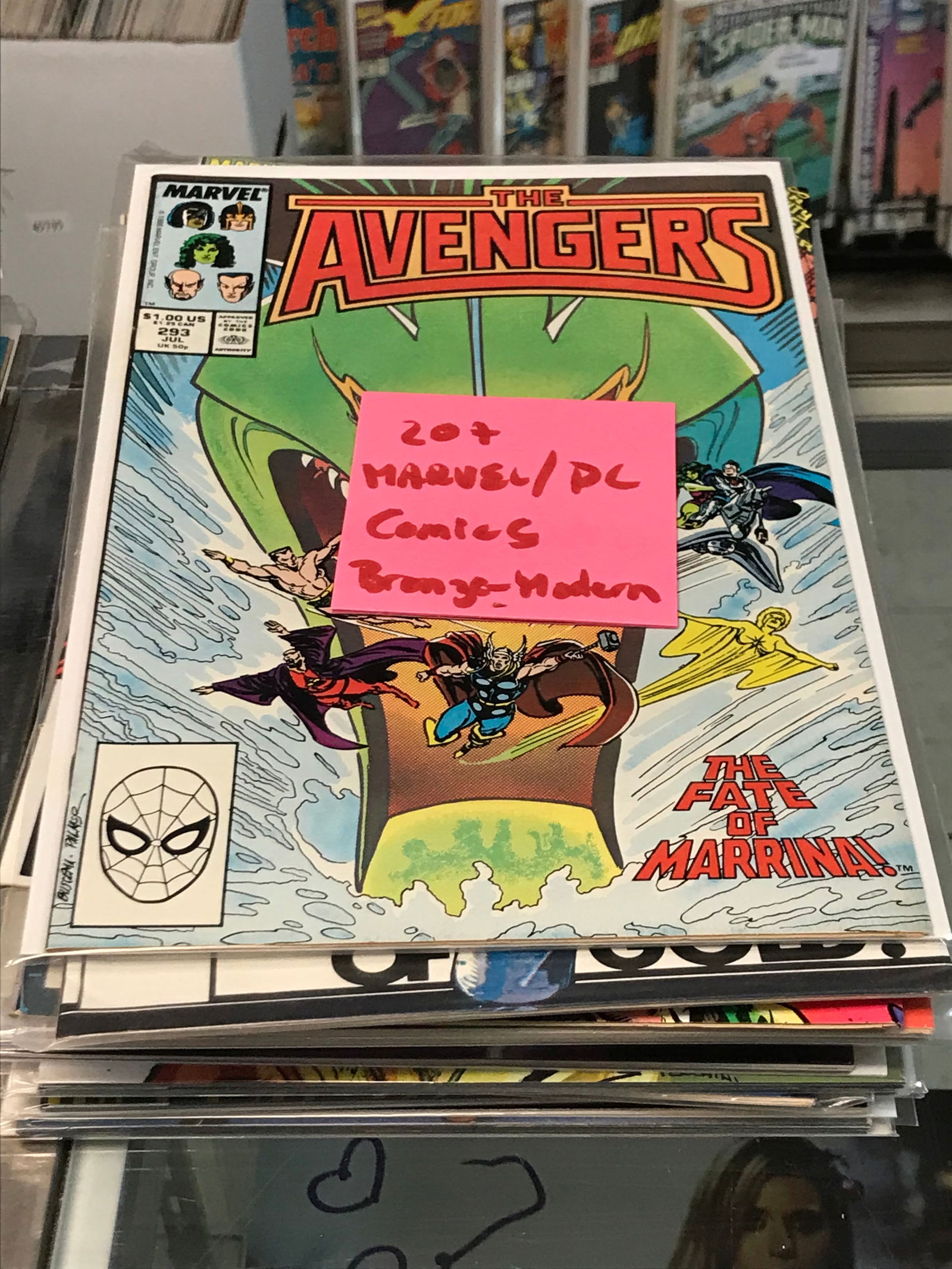 LOT OF 20 PLUS MARVEL AND DC SUPERHERO COMICS (BRONZE AND MODERN AGE) (1 of 1)